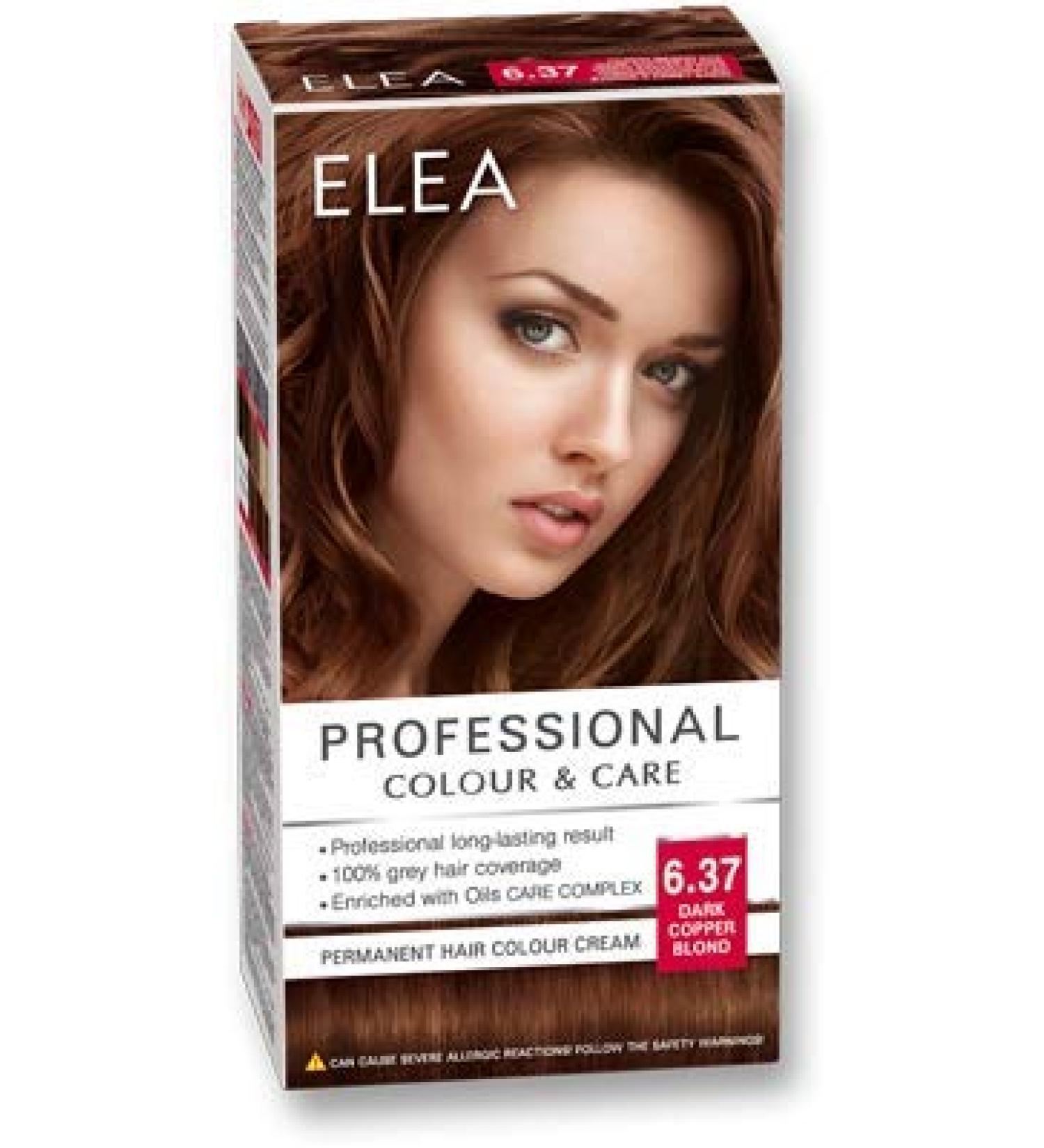 ELEA ELEA Professional hair colour cream 6.37 dark blonde with oil care complex