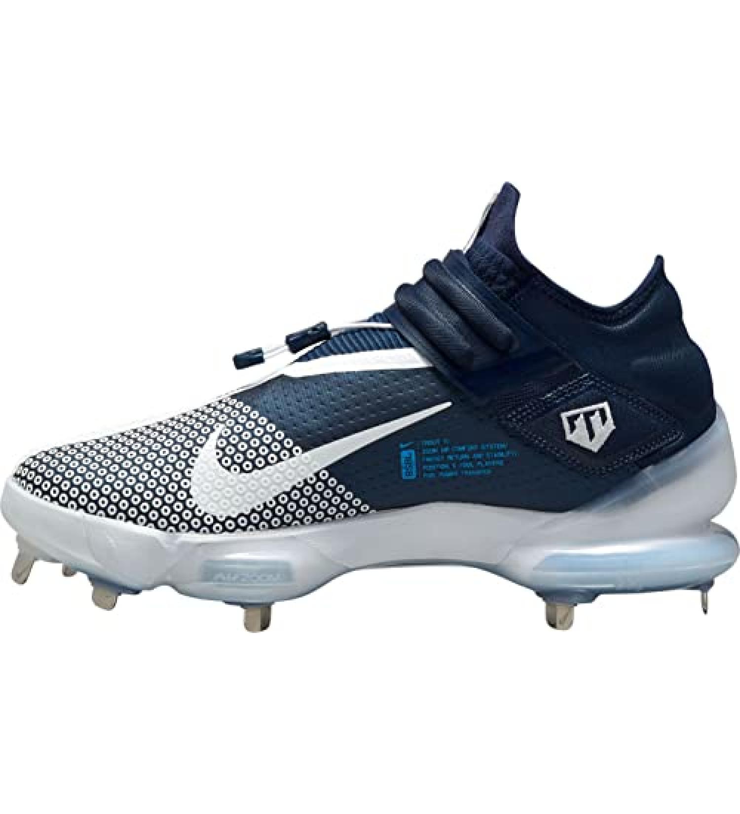 Nike Men's Force Zoom Trout 7 Pro Metal Baseball Cleats 9.5 Navy/White - Premium Performance for Baseball Players - Buy Online on GoSupps.com
