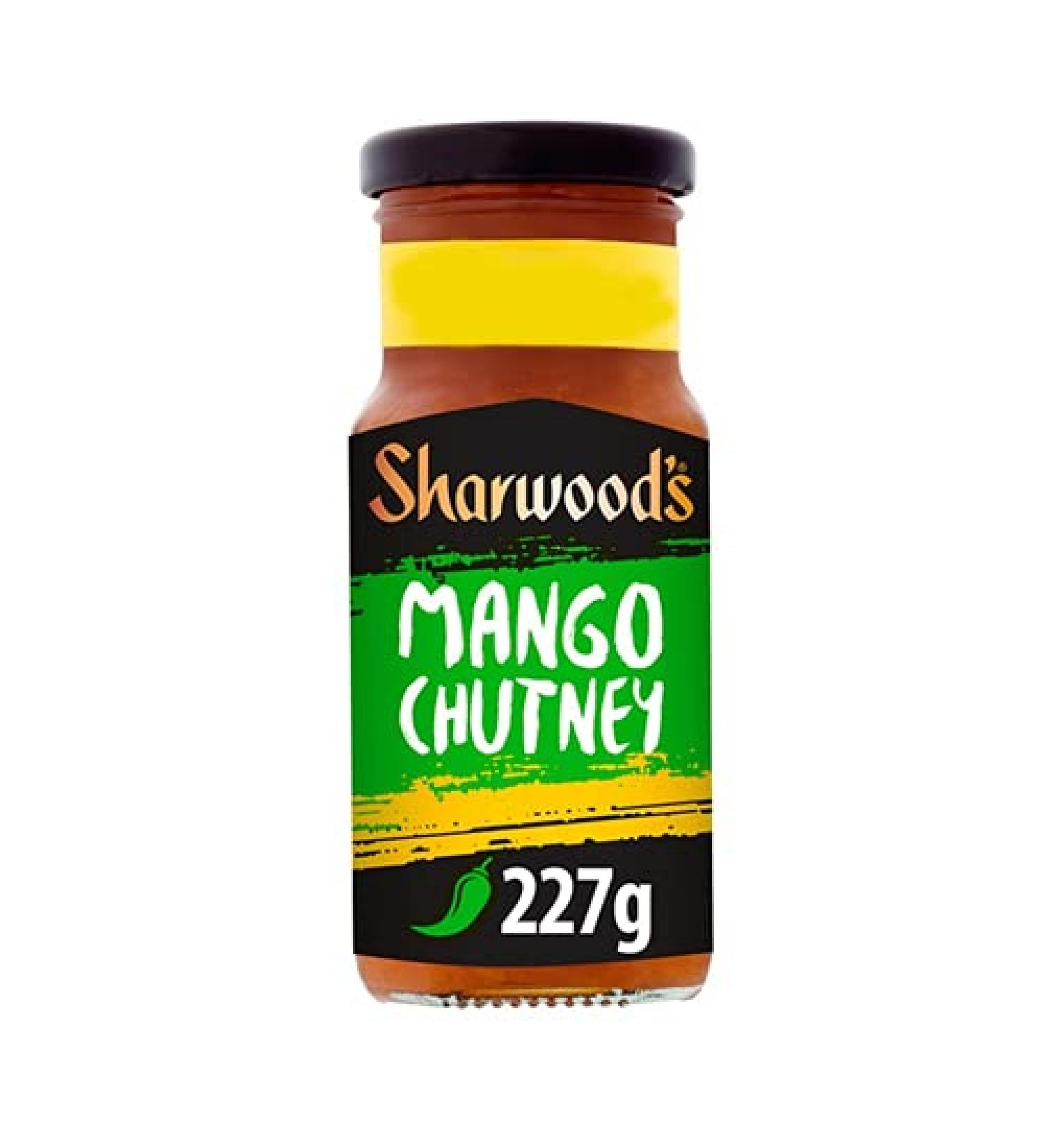 Sharwoods Green Label Mango Chutney 6 x 227 g
