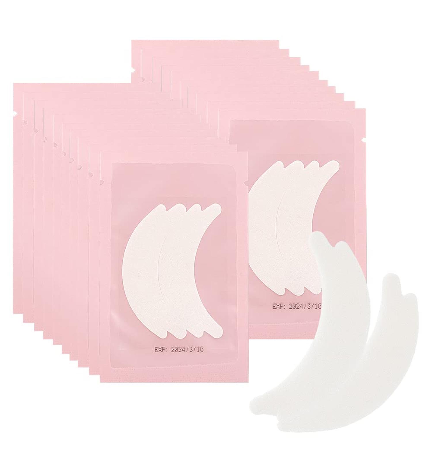 Mekupeu 50 Pair Butterfly PE Foam Under Eye Gel Pads - Pink Hydrogel Eye Patches for Eyelash Extension | Lint Free Under Eye Mask Pads for Lash Extension Supplies - Buy Online on GoSupps.com