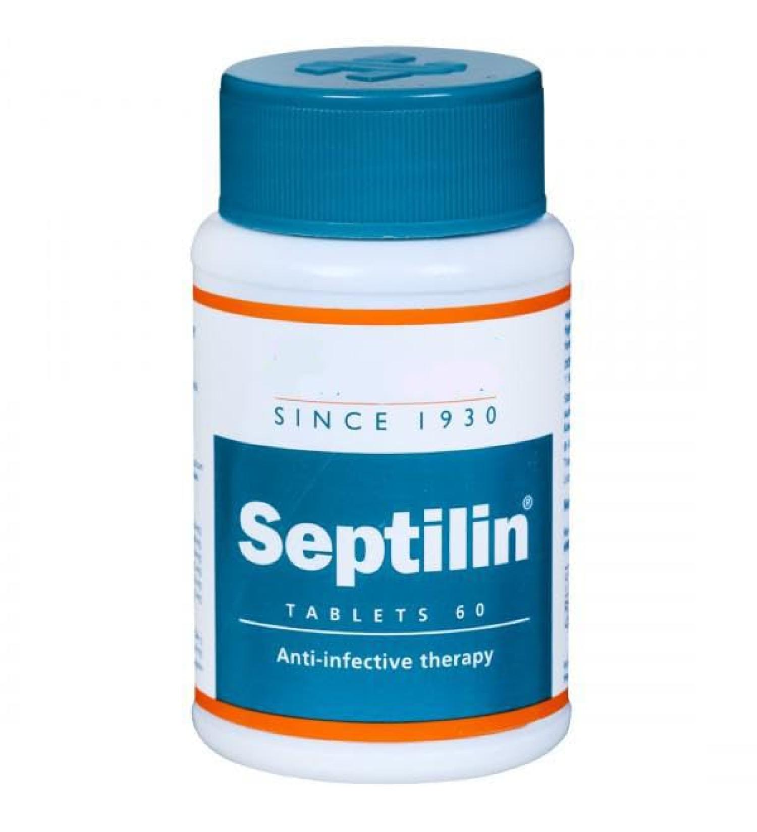 JESICA Septilin Tablet - 60 Tablets Per Bottle (Pack of 3) 60 count (Pack of 3)