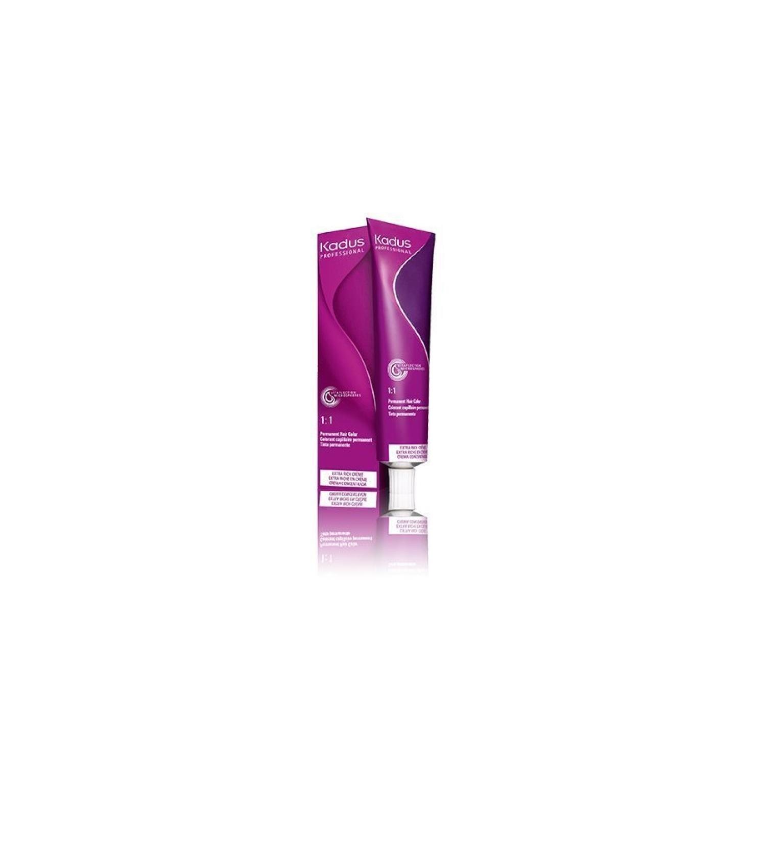 Kadus professional permanent dye covers well and very bright 7/89 medium ash pearl blonde (60 ml)