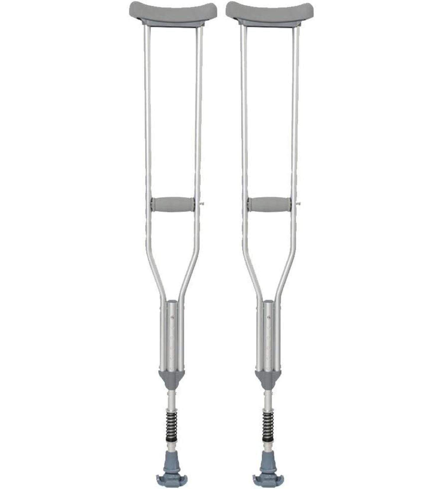Crutches for Adults Underarm Crutches Disabled Crutches Good Elasticity Highly Adjustable Elderly Crutches Can Split C Great for Travel or Work - Buy Online on GoSupps.com