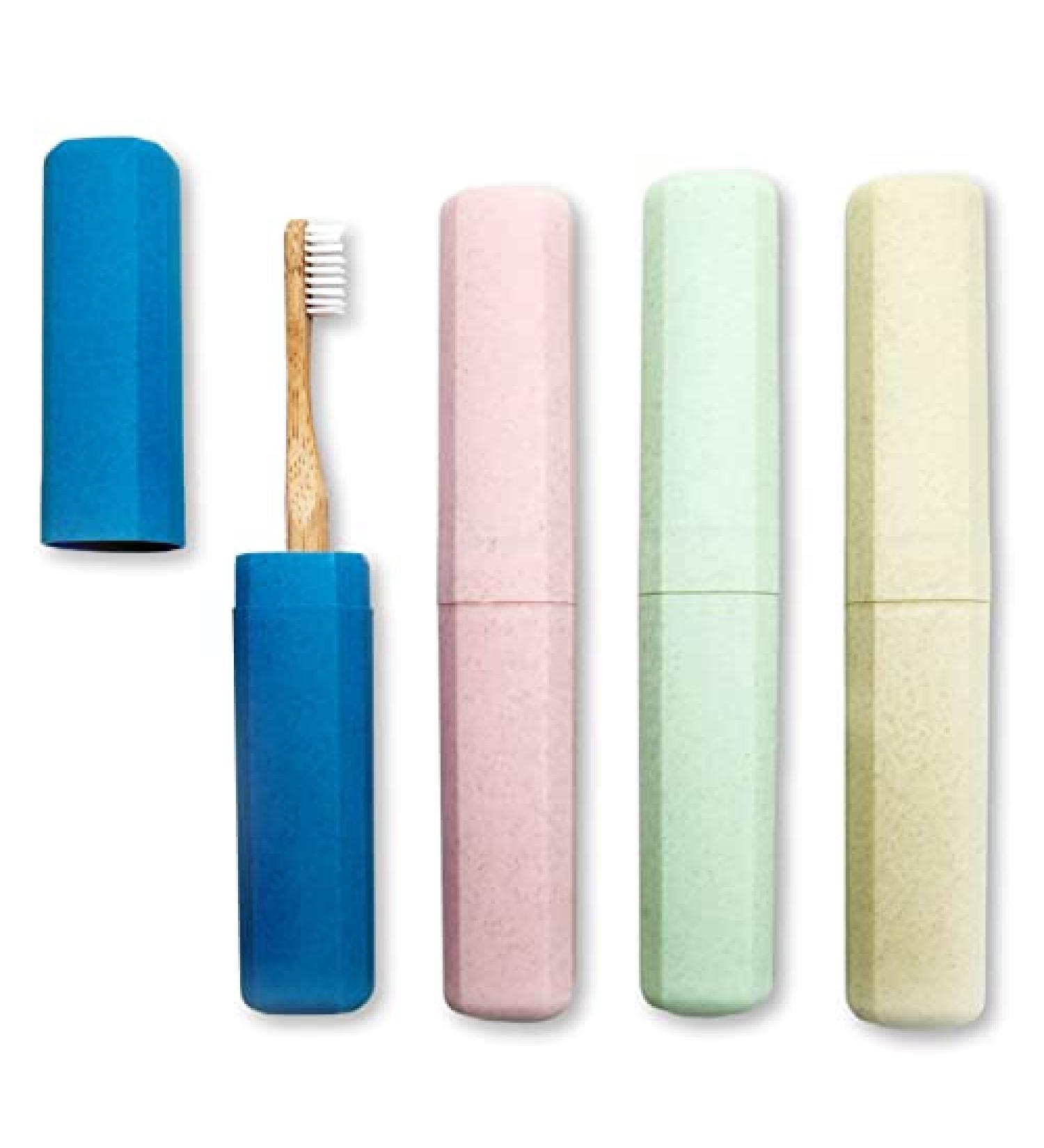 Toothbrush Case Breathable Plastic toothbrush holder travel for Home Travel Business Camping School 4 - Buy Online on GoSupps.com