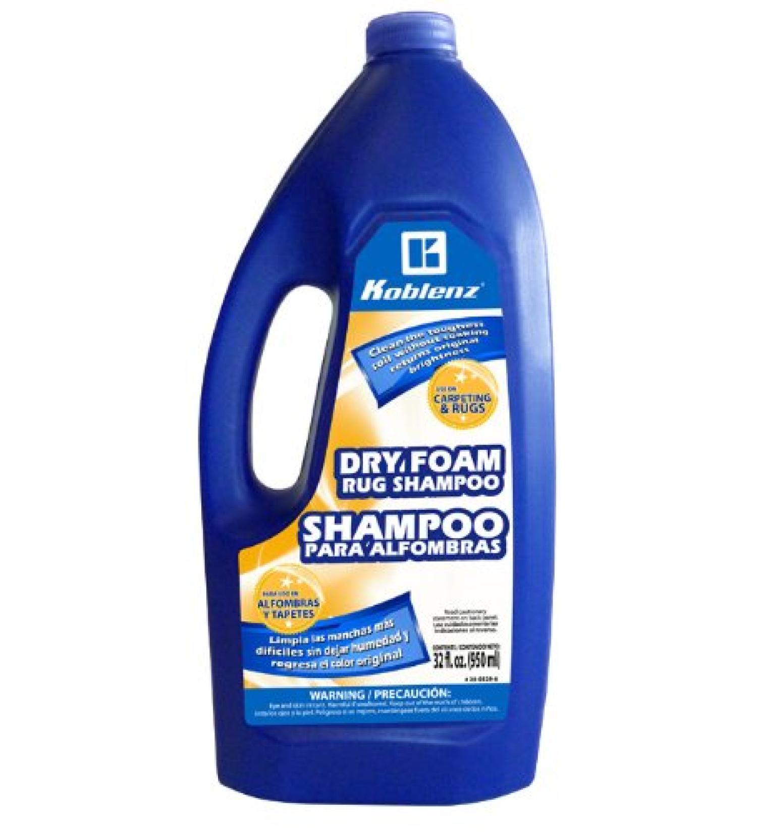 Koblenz 20-0529-6 Dry Foam Rug Shampoo, 32-Ounce