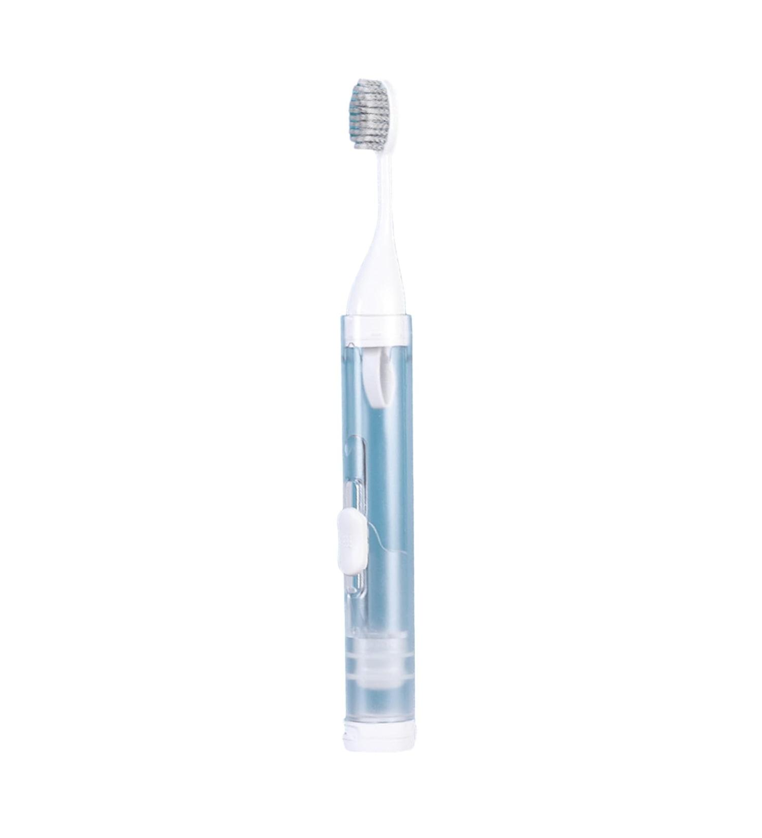 Libcflcc Removable Toothbrush Set - Compact Foldable Travel Soft Bristle Brush for Whiter Teeth | Opulent Garden Design - Buy Online on GoSupps.com