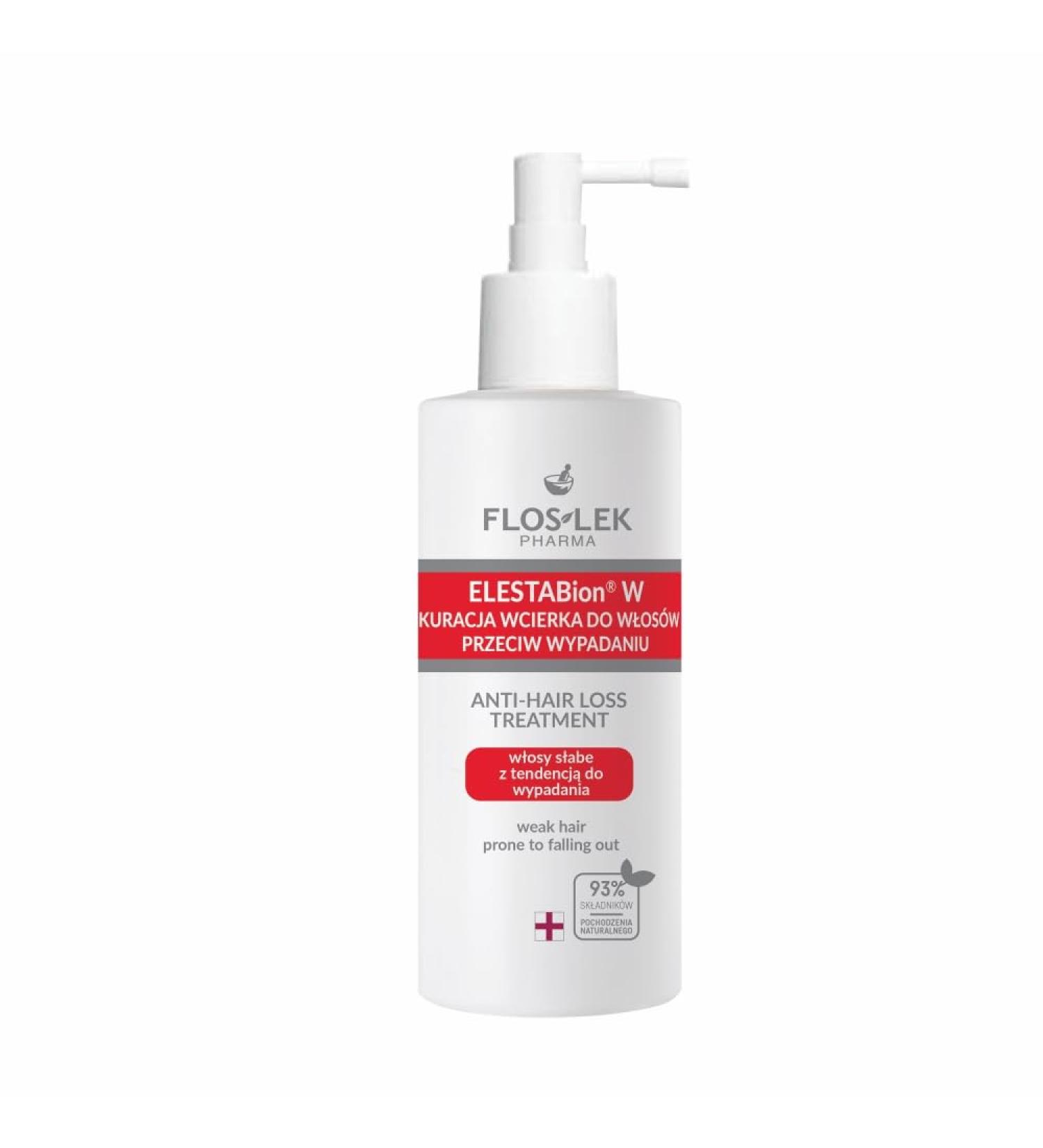 FLOSLEK ELESTABion W Hair Loss Treatment | Hair Loss Solution for Weakened Hair| Growth & Thickening Hair Serum | Hair Regrowth Treatment for Men & Women | 100 ml - Buy Online on GoSupps.com