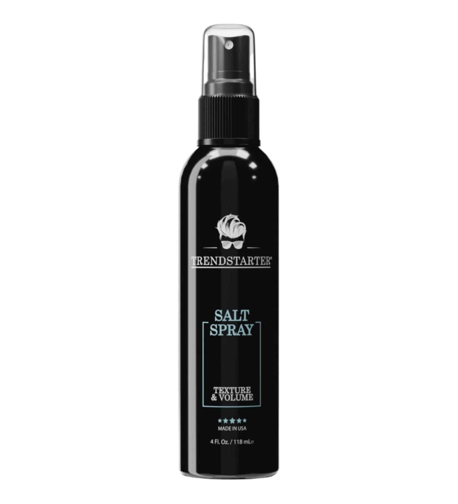 TRENDSTARTER Salt Spray - Texturizing & Volumizing Sea Salt Spray for Beach & Surf Hair | Curl & Wave Enhancing Pre-Styling Solution with Castor Oil (4 Fl. Oz - Buy Online on GoSupps.com