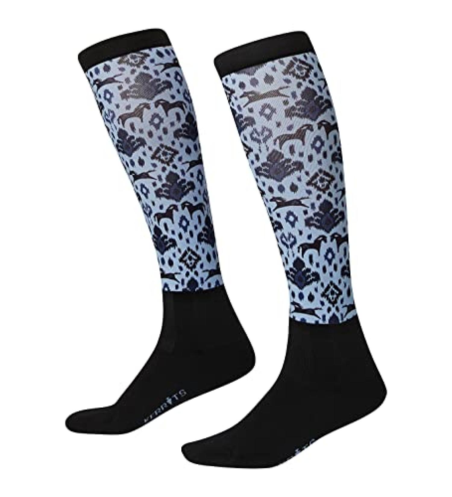 Kerrits Kids Dual Zone Boot Socks Ink Painted Horse One Size
