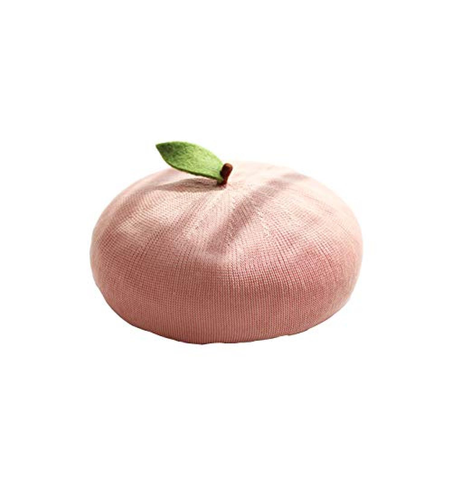 YRPNDP Peach French Beret Hat for Women - Stylish Accessory for Chic Looks - Buy Online on GoSupps.com