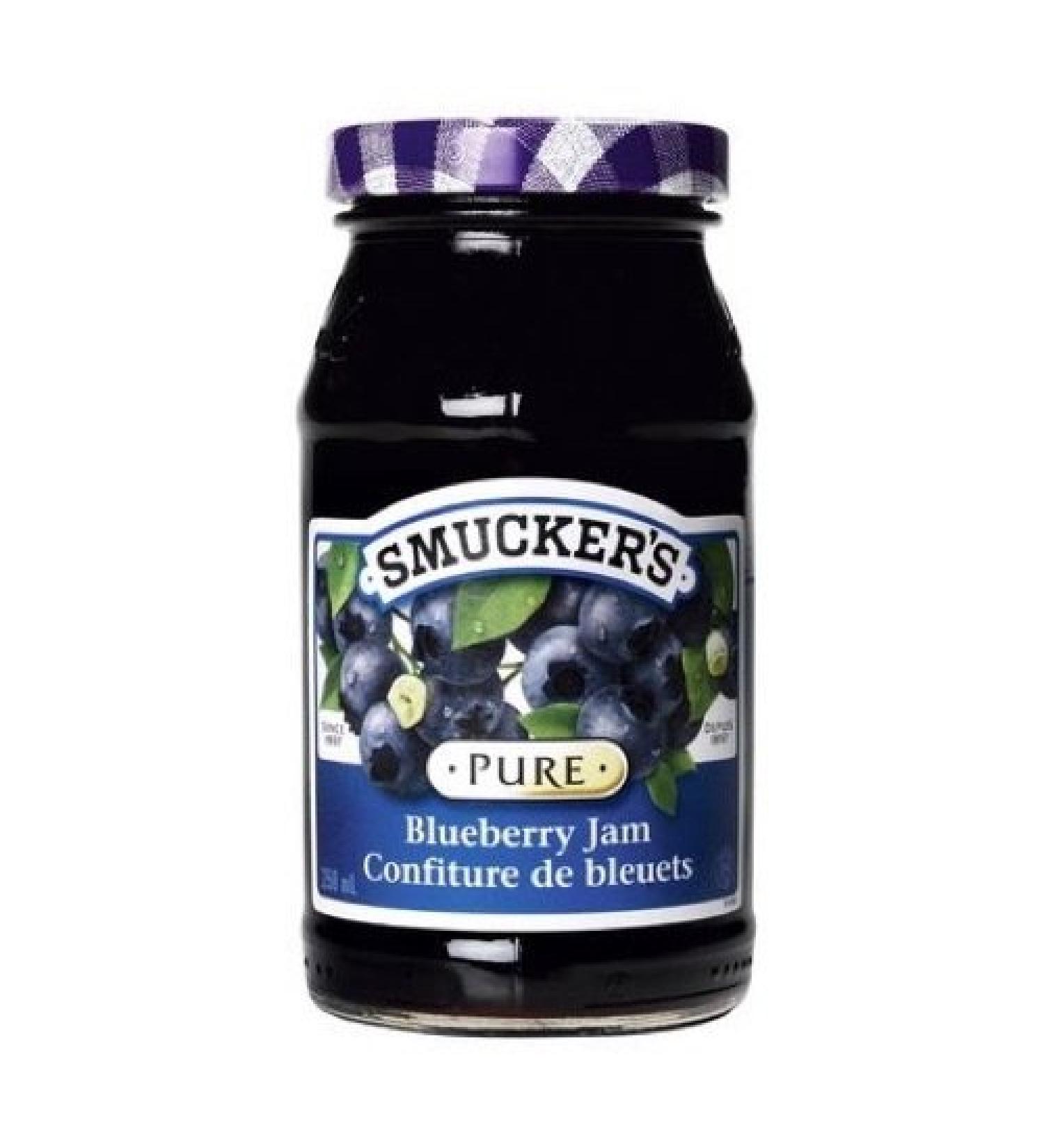 Smuckers Pure Blueberry Jam 0.2500 L