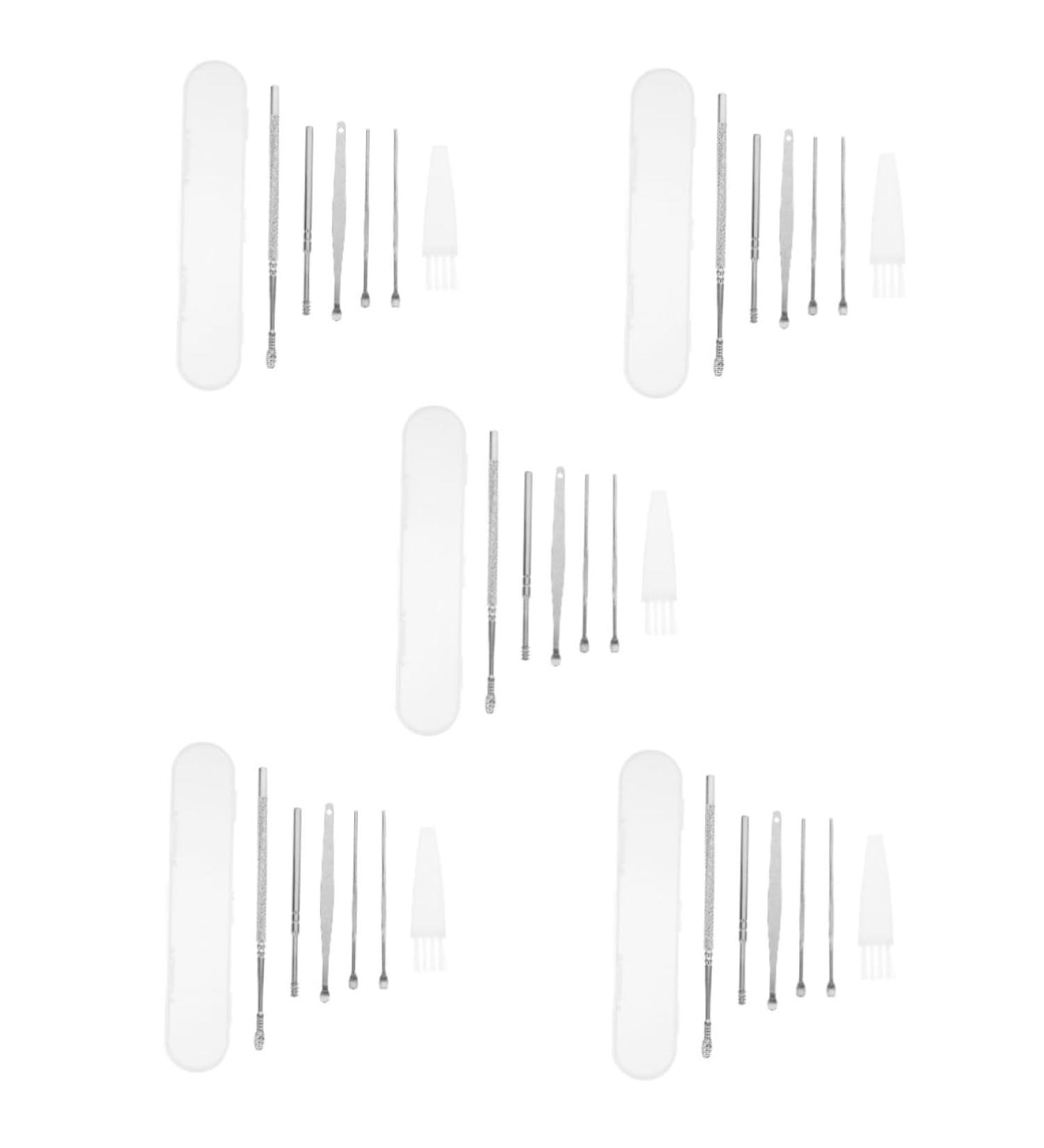 GLEAVI 20 Sets Ear Pick Tool Kit - Stainless Steel Ear Cleaning Tools & Ear Wax Curette for Adults & Kids | Safe & Effective Ear Wax Removal - Buy Online on GoSupps.com