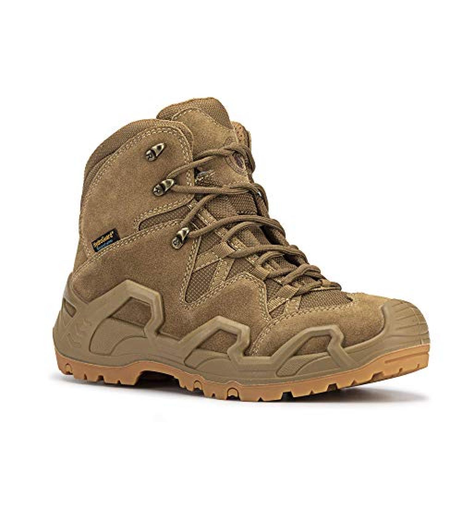 ROCKROOSTER Walland Men 8 Combat Boots | Waterproof Hiking Boots KS735-KS737 Coyote - Buy Online on GoSupps.com