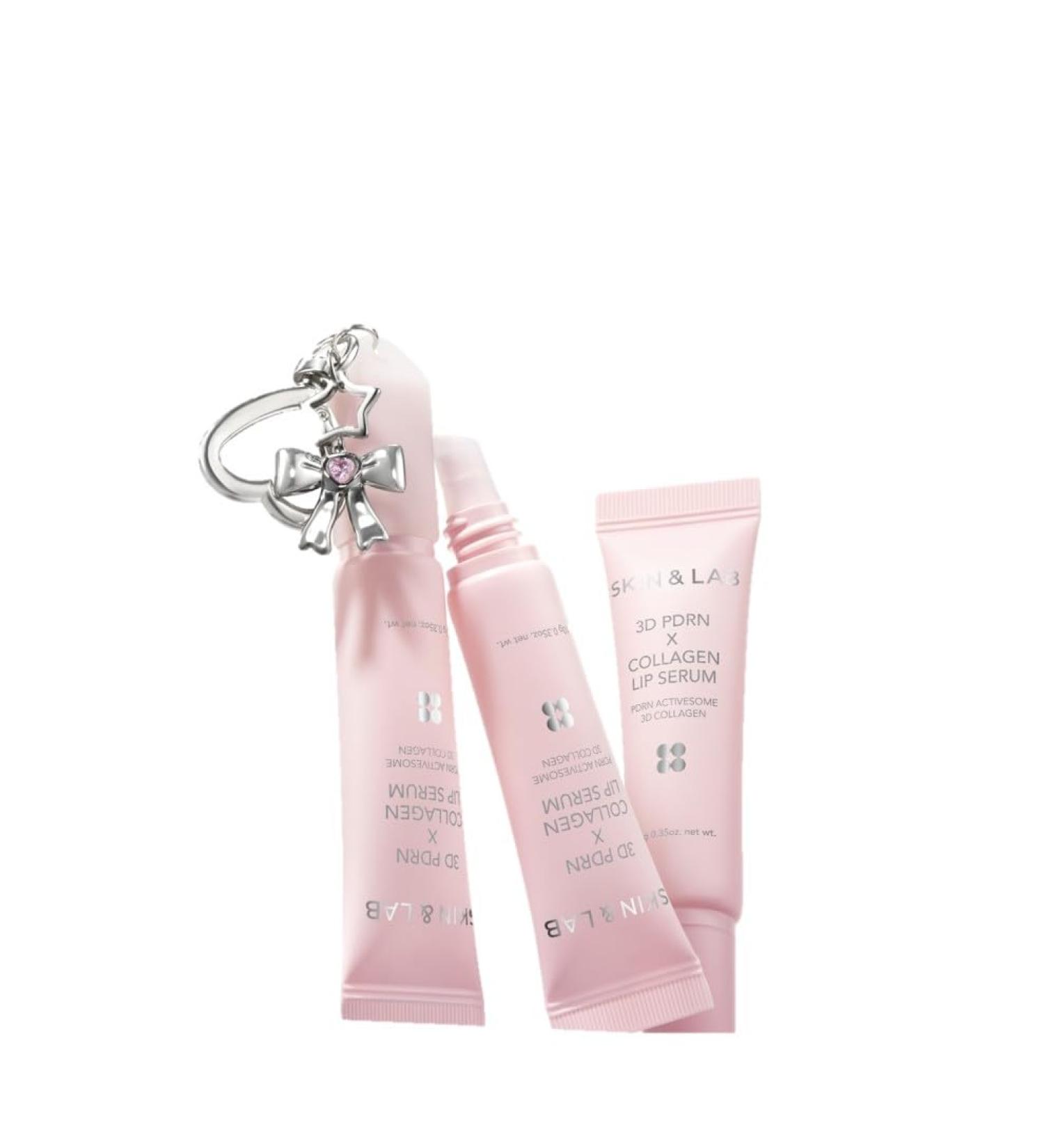  SKIN&LAB 3D PDRN X Collagen Lip Serum&Key Ring Set Contains PDRN Bakuchiol Collagen Plumping Effect Smooth & Bouncy Lips Deep Hydration 0.35 fl. Oz - Buy Online on GoSupps.com
