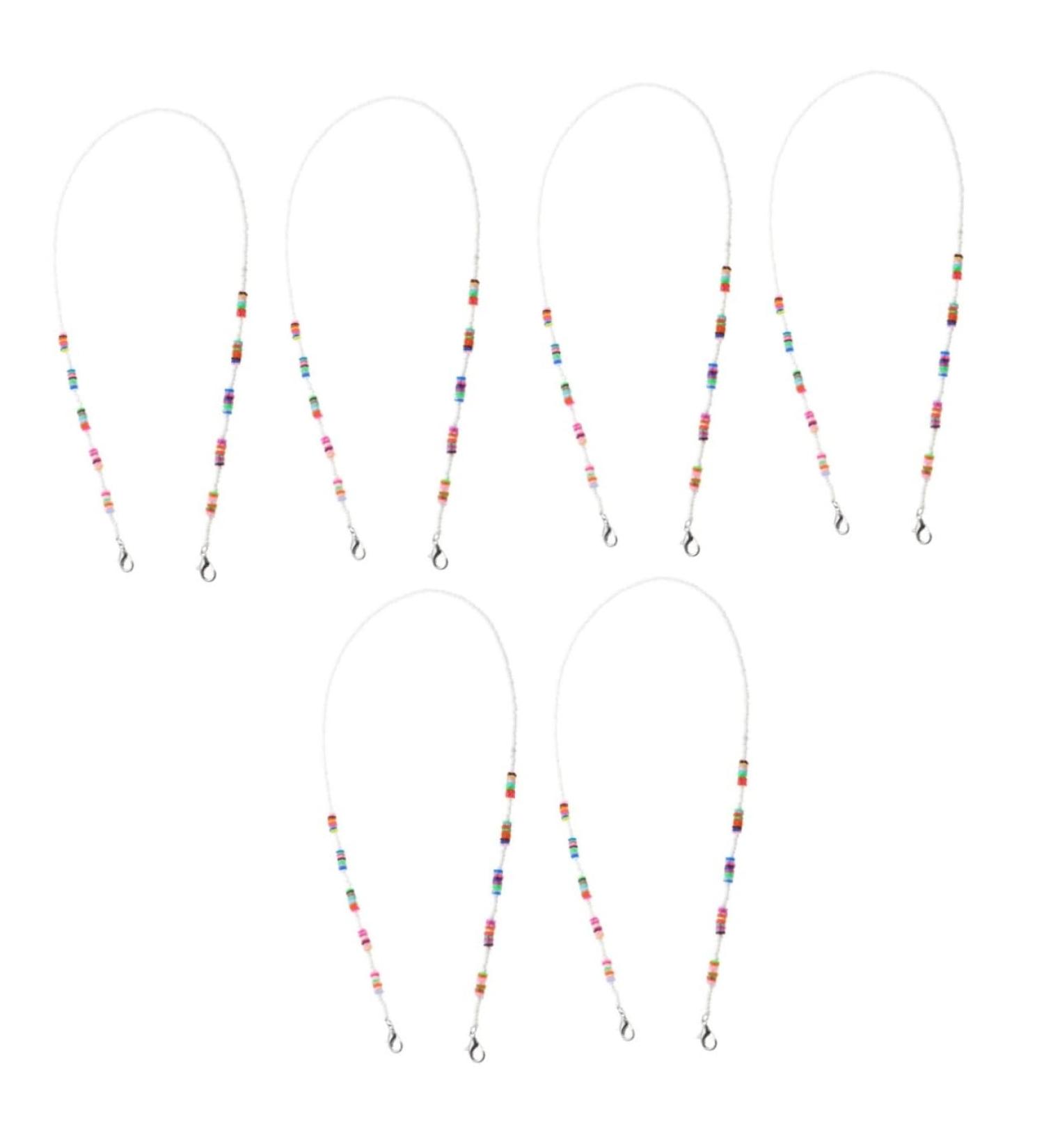 FOMIYES 6 Pcs Anti-Drop Chain Shot Glasses - Custom Polymer Clay & Soft Ceramic for Kids - Buy Online on GoSupps.com