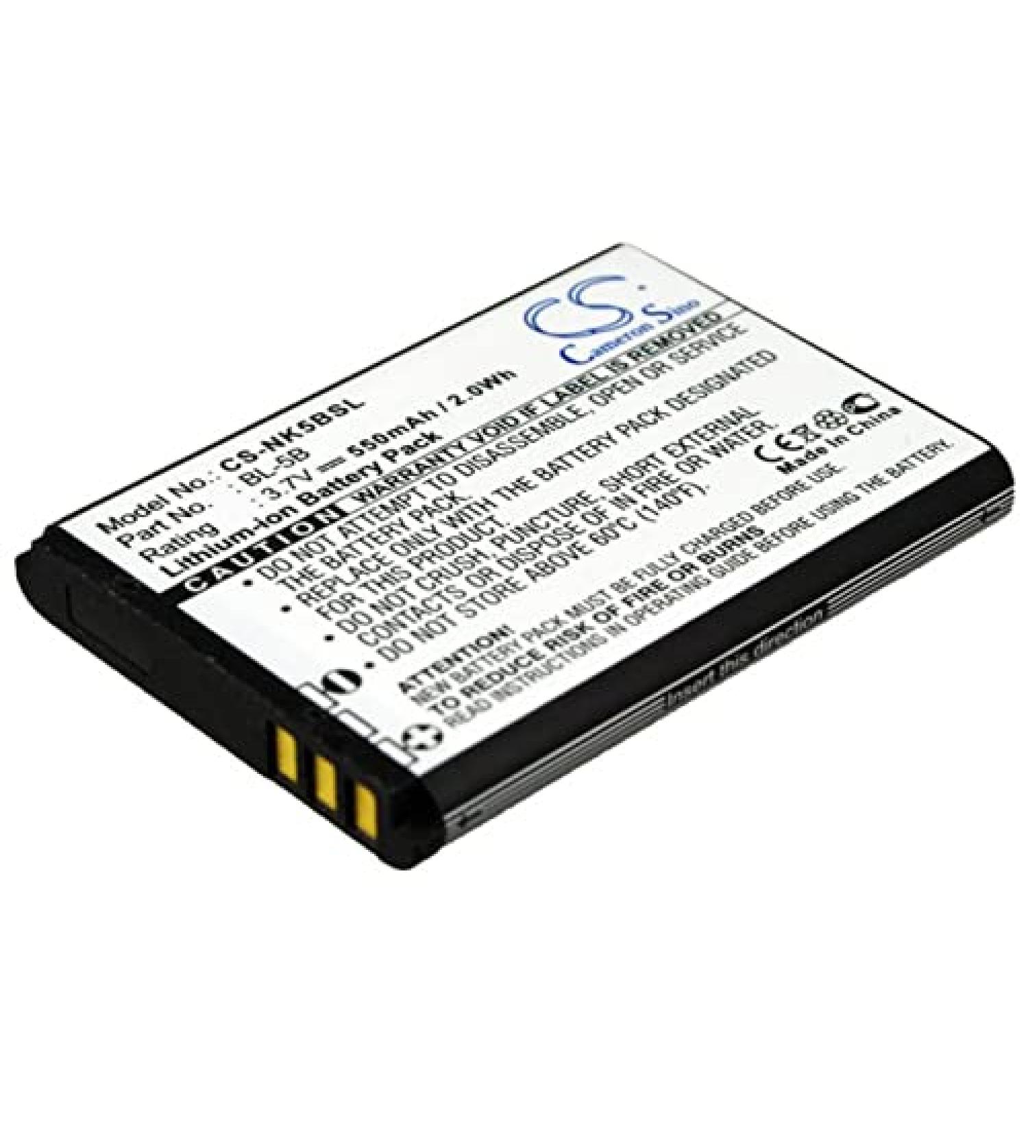 Replacement Battery for Rollei 10050 10051 10052 10053 & Sportsline 60/80 550mAh/3.7V | International Shipping Available - Buy Online on GoSupps.com