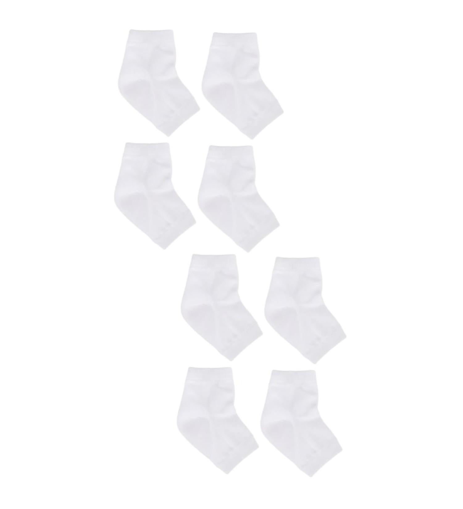 Housoutil 4 Pairs Ankle Socks Moisturizing Heel Socks Cracked Heel Socks Spa Gel Socks Heel Protector Socks Moisturizing Socks Dry Feet Socks Women's Casual Socks White Anti Cracked Feet - Buy Online on GoSupps.com