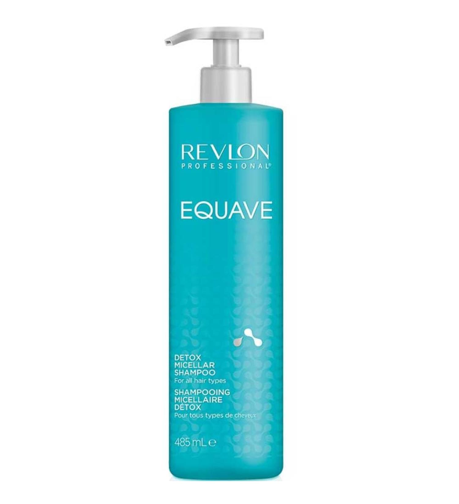 REVLON PROFESSIONAL Equave - Detox Micellar Shampoo - Shampoo for all Hair Types - Deep Hair Care - For Hydrated and Shiny Hair - Buy Online on GoSupps.com