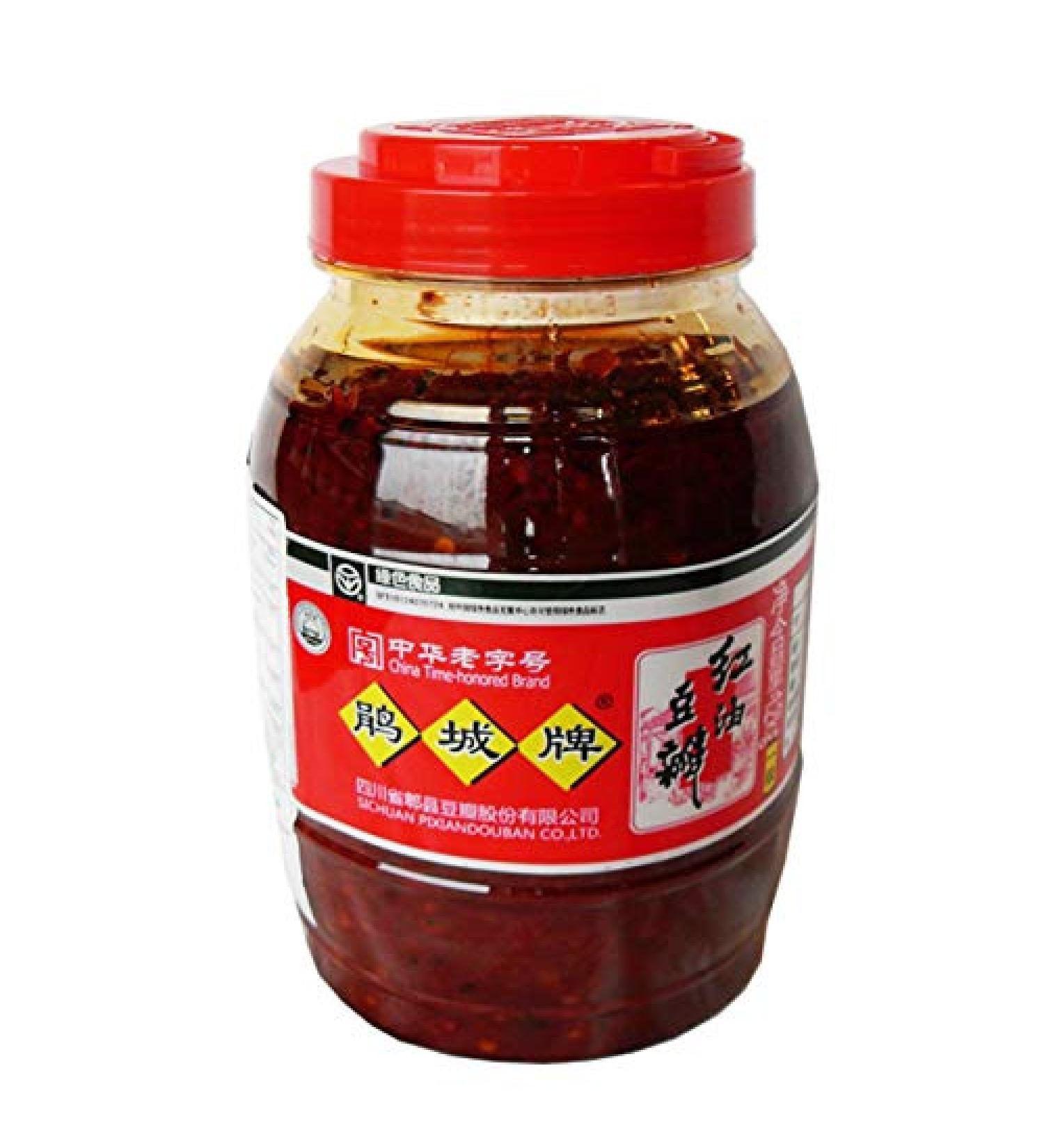 Sichuan Pixian Boad Bean Paste with Red Chili Oil - 42.5 oz (1200g) | Hong You Dou Ban