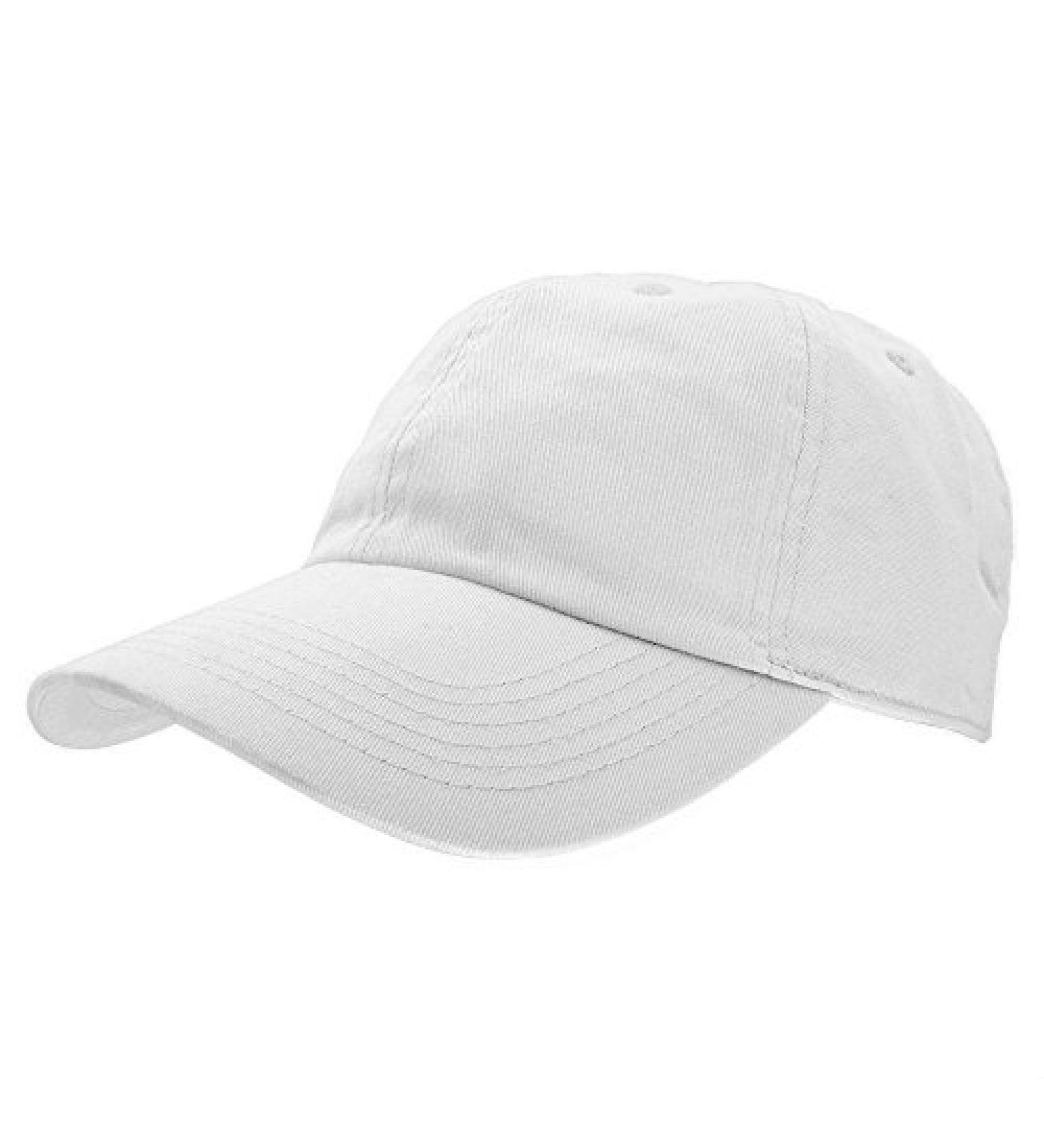 Gelante White Baseball Cap Dad Hat - 100% Cotton Polo Style Blank Adjustable Size - Buy Online on GoSupps.com