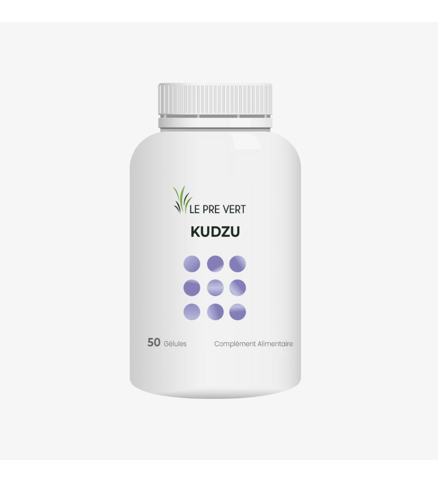 KUDZU - 50 Capsules - Le Pr Vert - Menopause - Calm - Helps to Regain Nervous Balance - French Brand - Buy Online on GoSupps.com