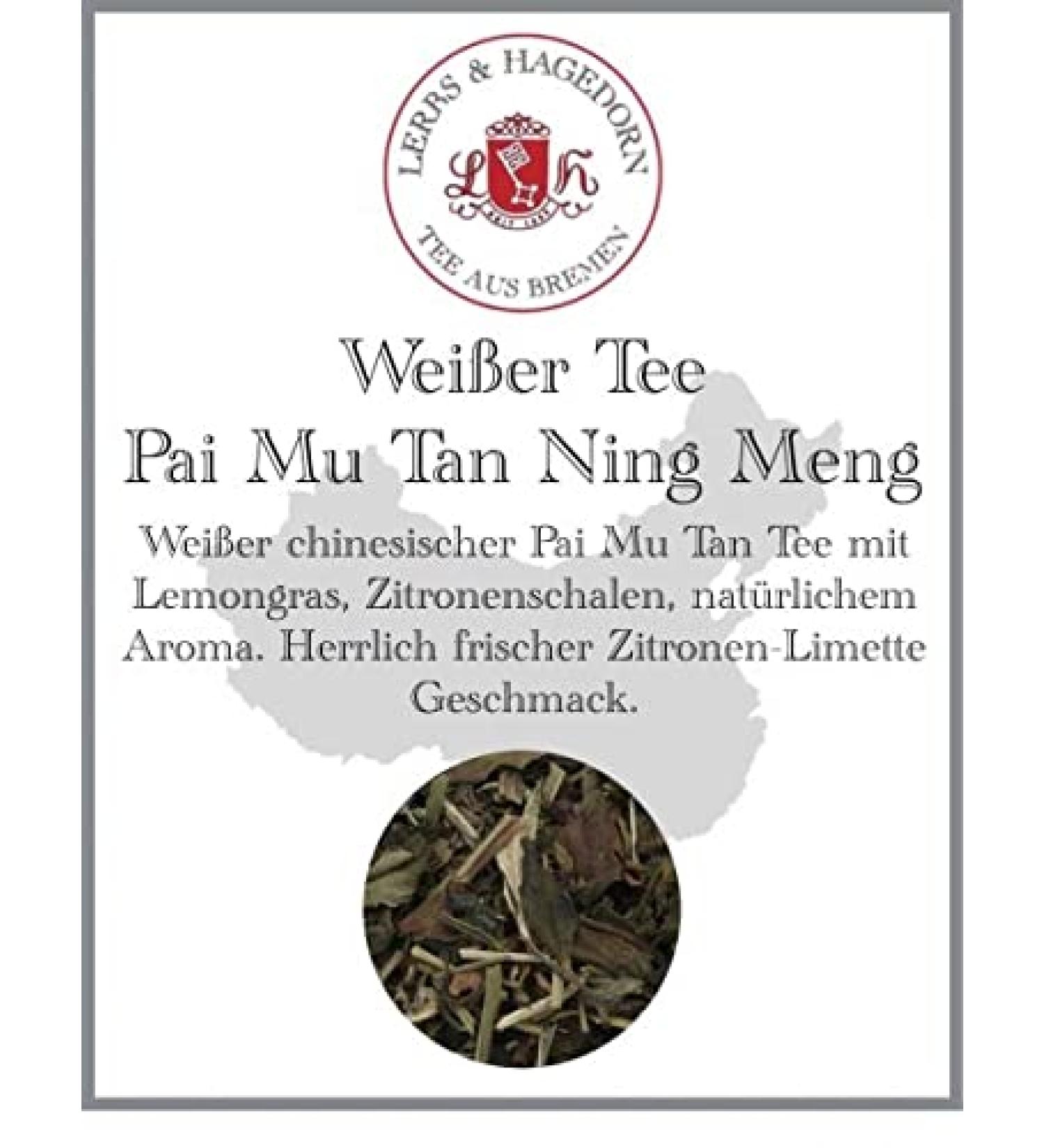  Lerbs & Hagedorn Pai Mu Tan Ning White Tea 250g - Buy Online on GoSupps.com