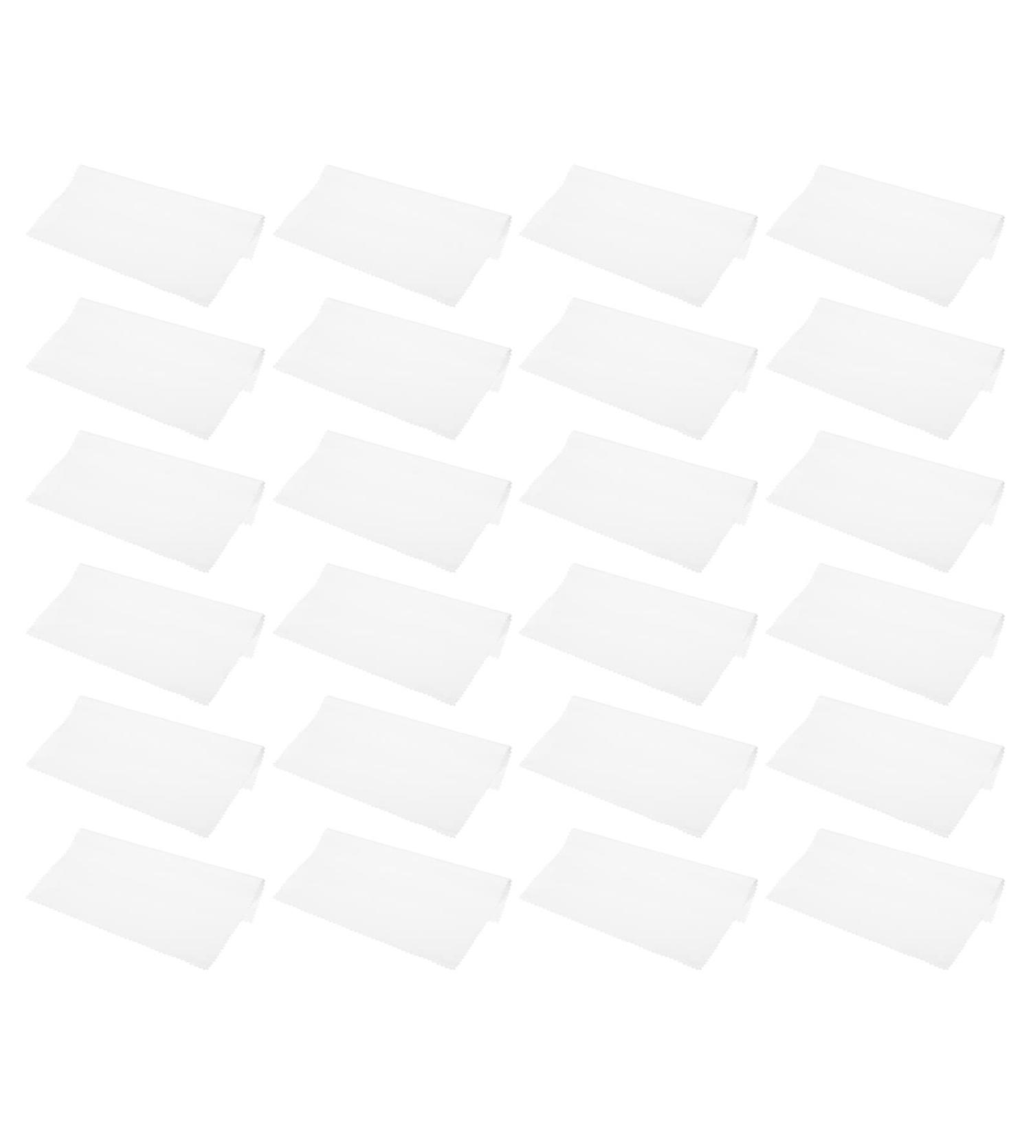 PATIKIL 24 Pack Microfiber Cleaning Cloth for Eyeglasses & Screens - Soft Suede Wipes in Individual Vinyl Pouches - 6x6 Inches - Buy Online on GoSupps.com