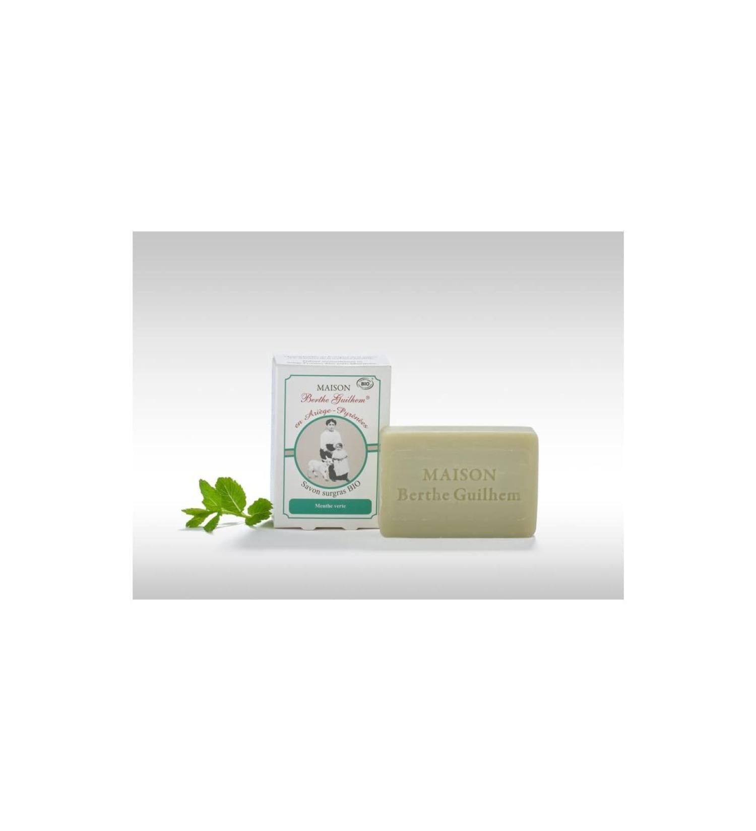 Maison Berthe Guilhem Organic spearmint superfatted soap 100g