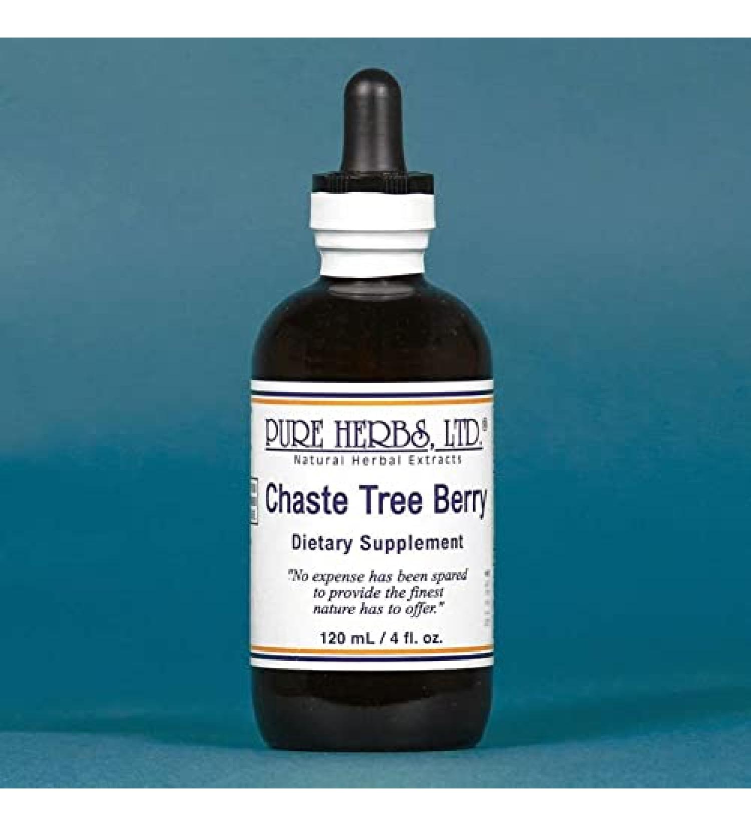 Buy Pure Herbs Chaste Tree Berry 4 oz - Premium Quality Herbal Supplement for Women's Health - International Shipping Available - Buy Online on GoSupps.com
