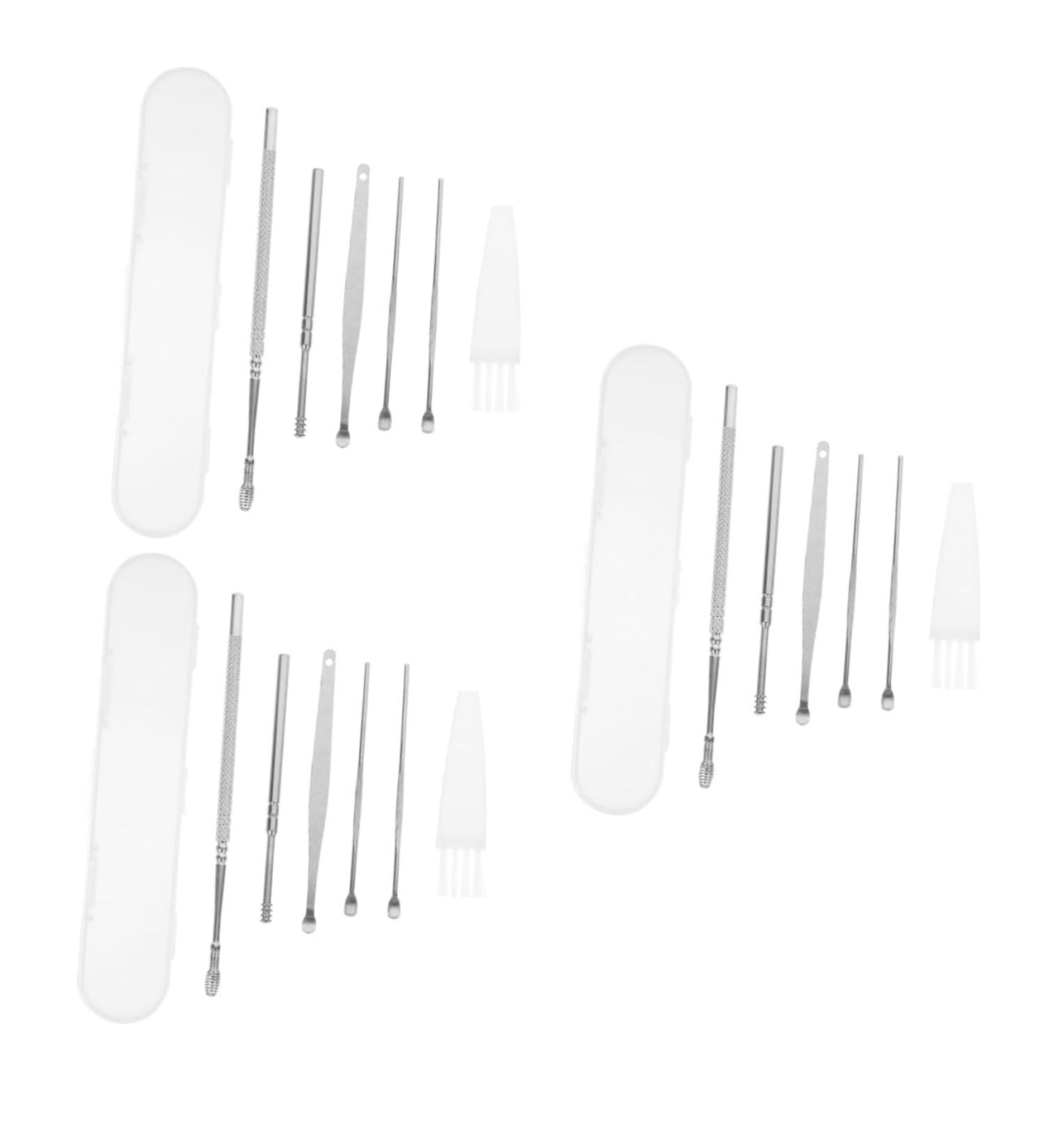 Buy Healvian 12 Sets Ear Pick Tool | Baby & Adult Ear Wax Remover Kit - Stainless Steel Ear Cleaner Tool for Safe Ear Cleaning - Buy Online on GoSupps.com