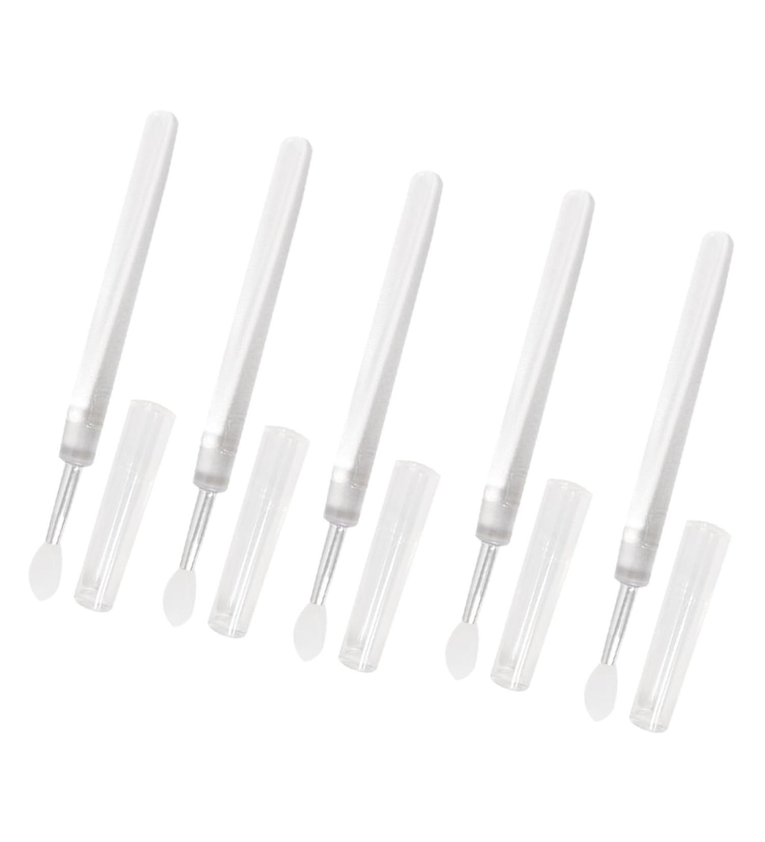 5pcs Silicone Lip Brush Set - Professional Makeup Tool for Lipstick & Eyeshadow | Best Beauty Accessories for Flawless Application - Buy Online on GoSupps.com