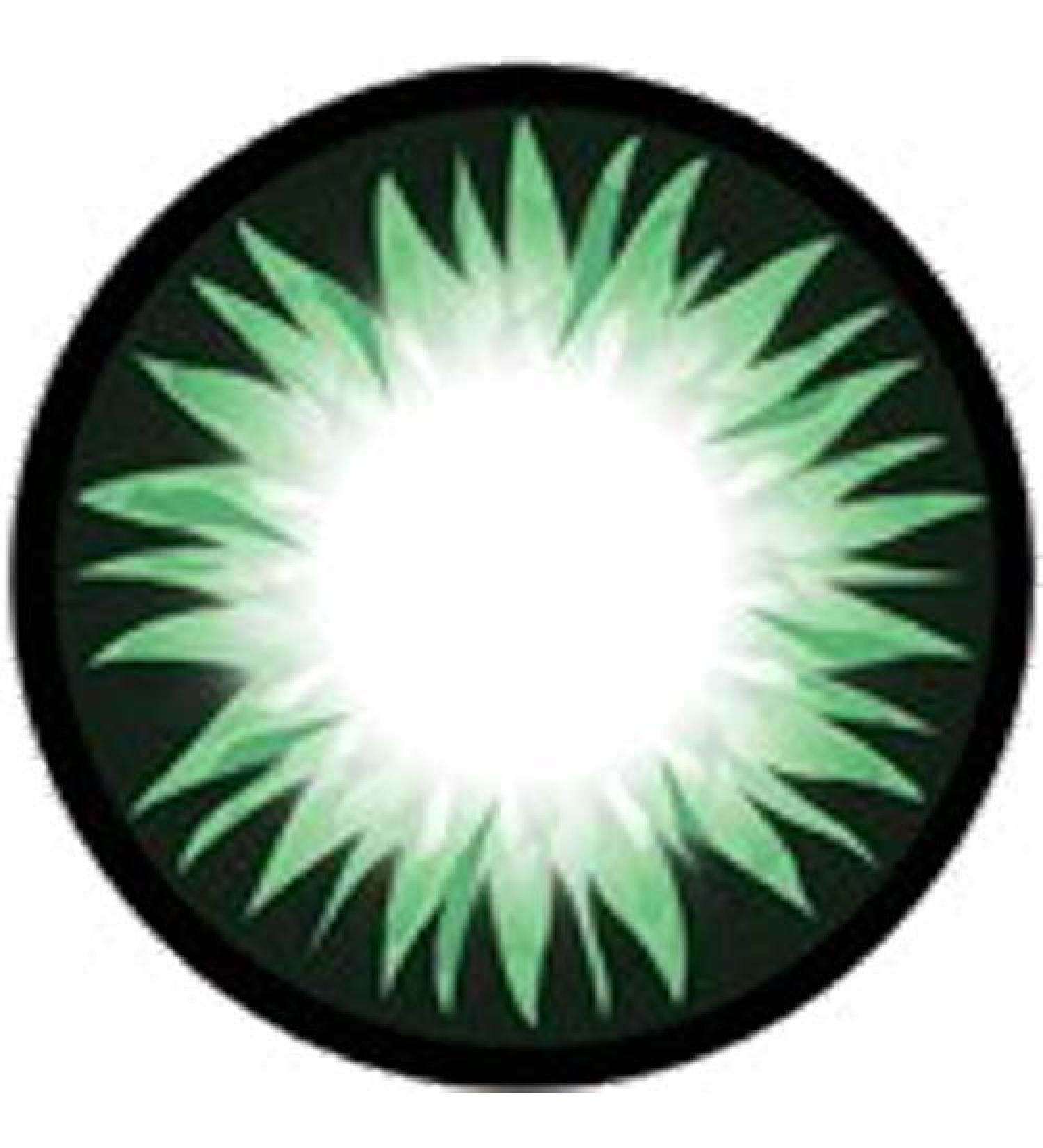 Buy Matlens Geolica Green Colored Contact Lenses - Big Eyes Effect - Extra Bella WBS-203 | 2 Lenses + Case & Care Product - Buy Online on GoSupps.com
