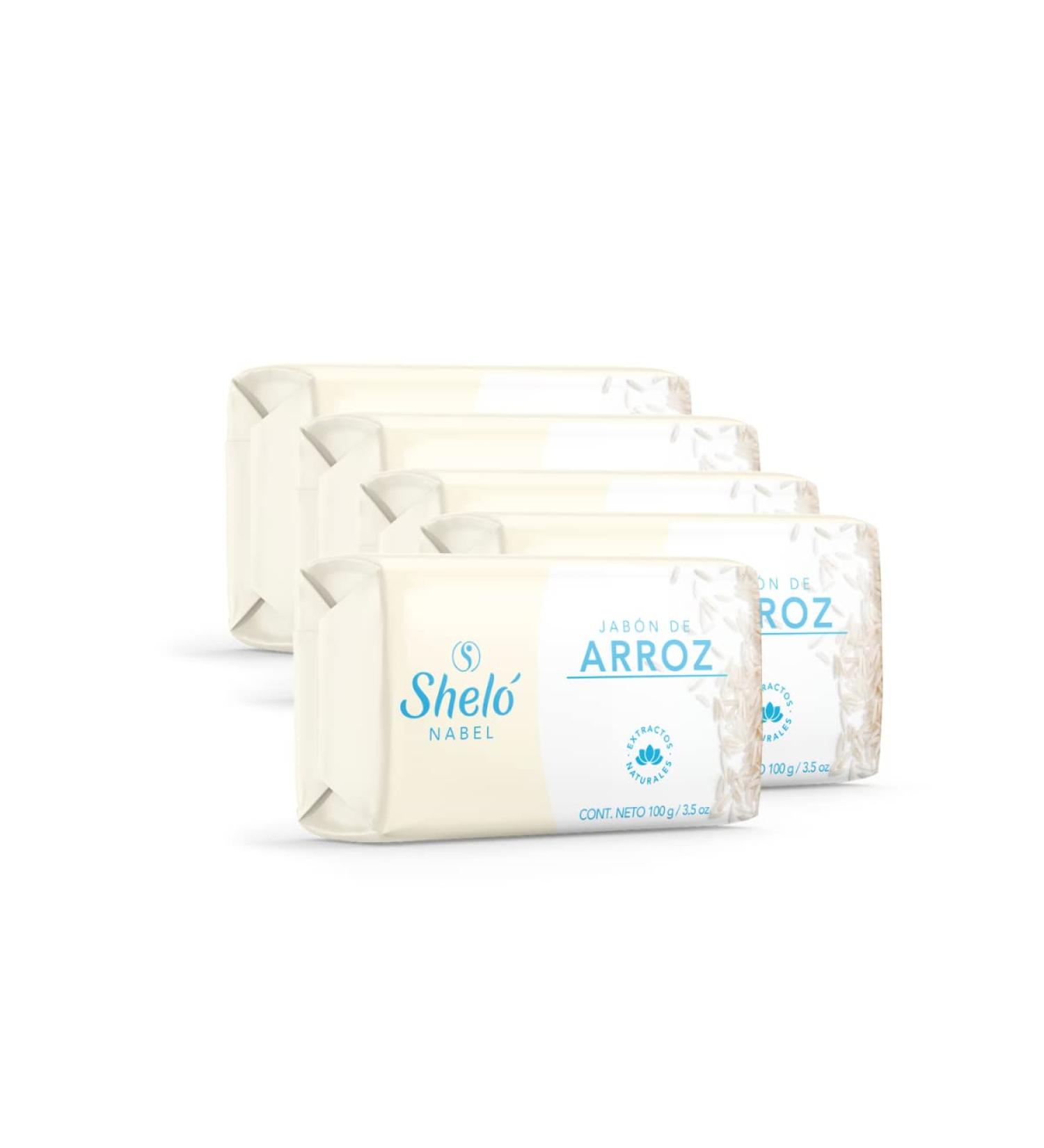 PIEEF Paqueres de 5 jabones de arroz Shel NABEL | Limpieza y Nutrici n Profunda para una Piel Radiante