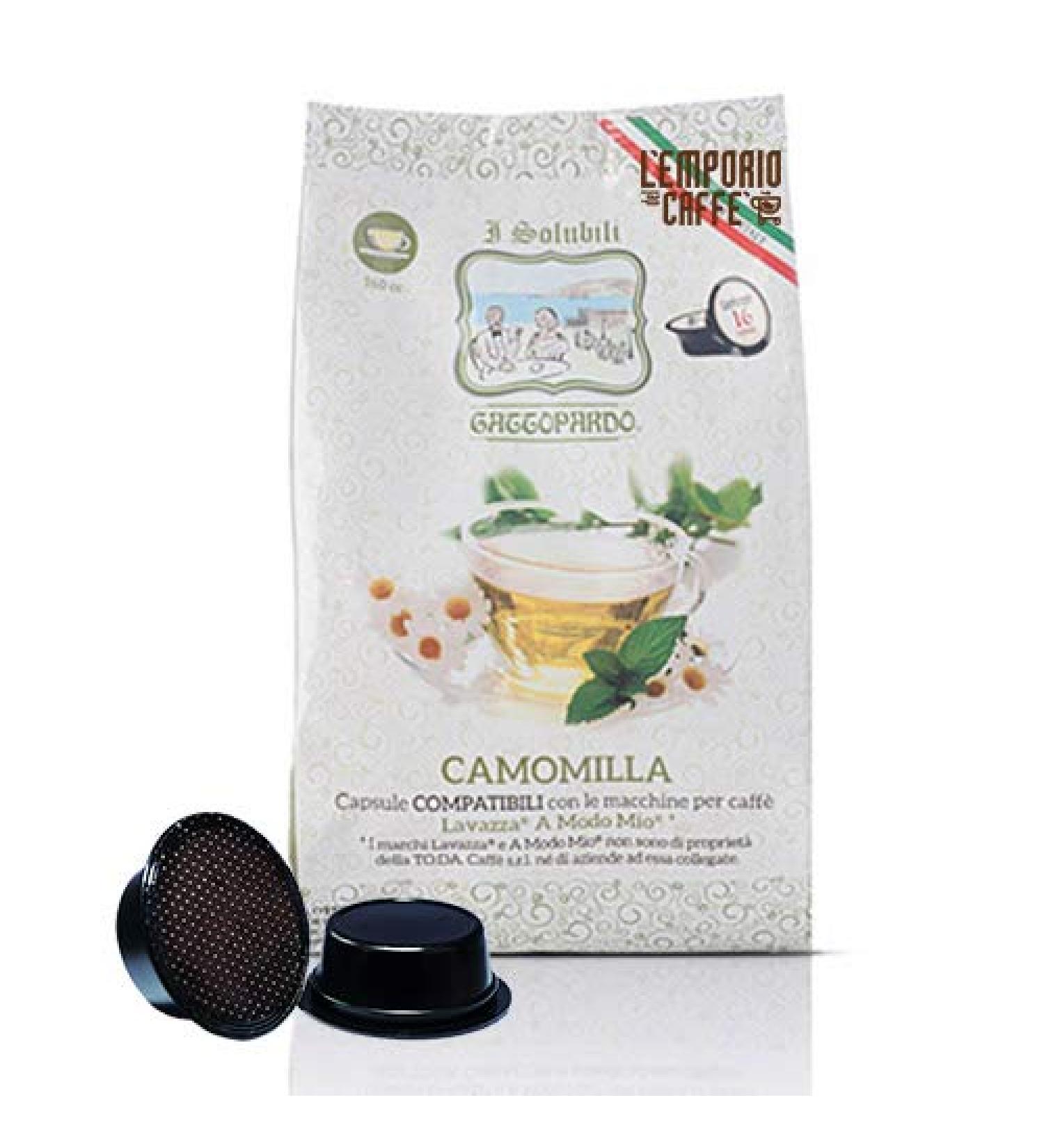 128 Capsules Gattopardo CAMOMILLA Compatible Laver au mode Mio