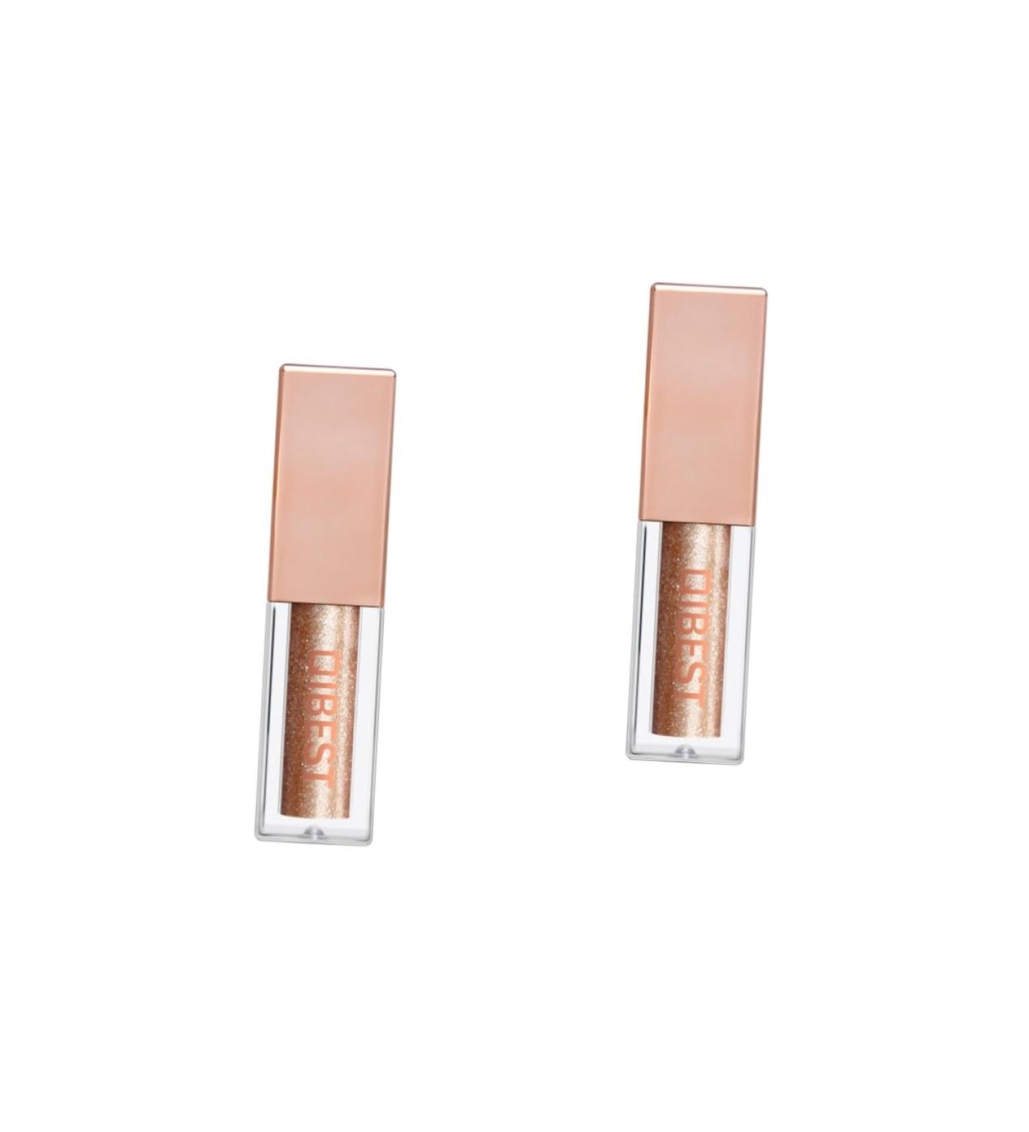 FOMIYES 2pcs Glow Eye Powder Women Makeup Glitter Eyeshadow Liquid Eyeshadow Eye Shadow Pearlescent - Buy Online on GoSupps.com