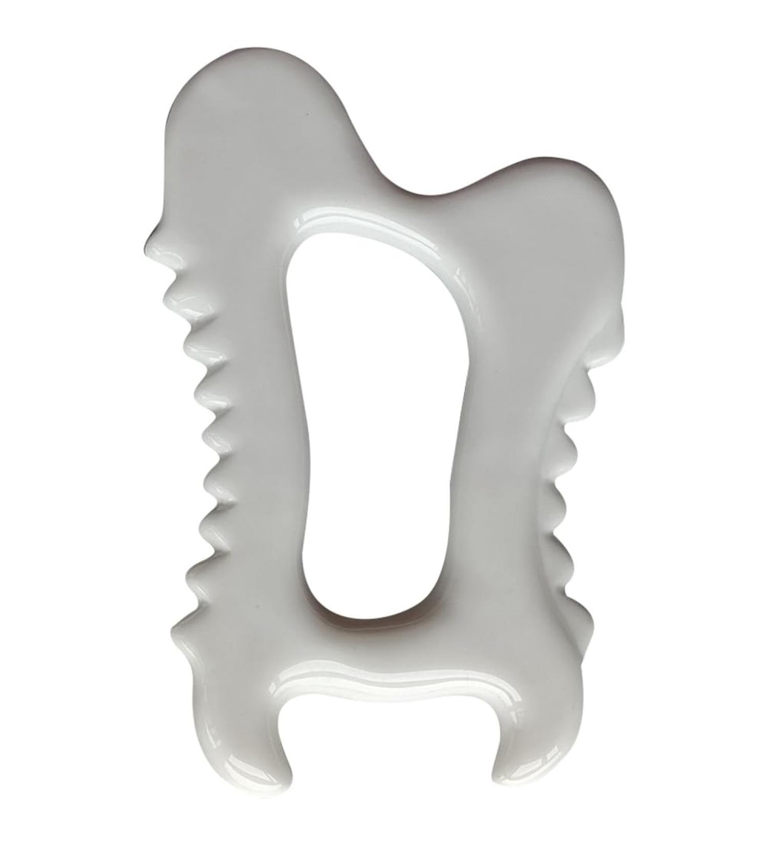 Fubdnefvo 1 Piece Guasha Tools Ceramic Scraper Board for Face Lift Slimmer Reduces Puffiness Body Sculpting - Buy Online on GoSupps.com