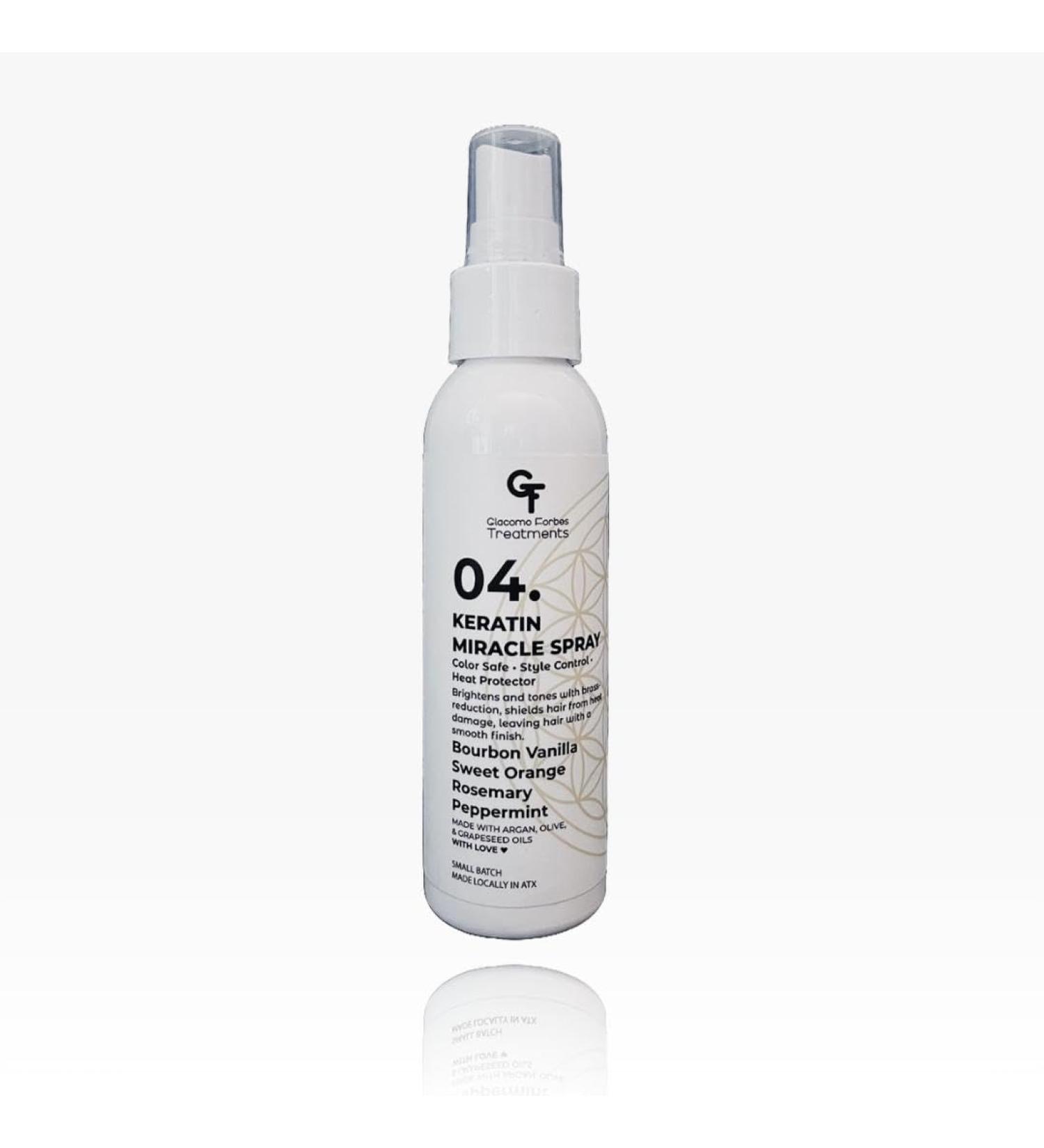 GF Treatments 04. Keratin Miracle Spray | Heat Protectant-Toner-Style Control- Smoothening - Buy Online on GoSupps.com