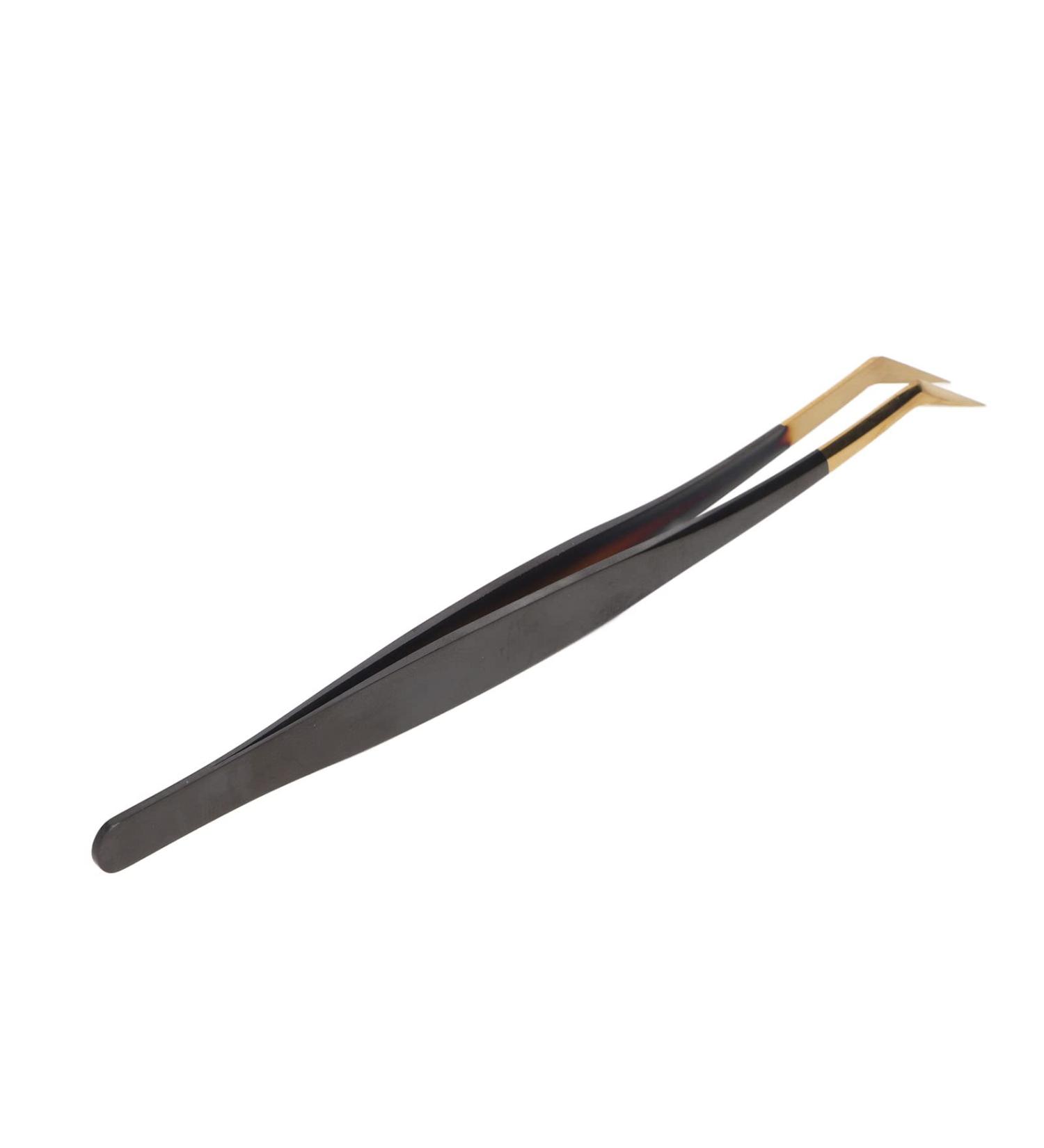 Luxury Gold Stainless Steel Eyelash Extension Tweezers - Precision Volume Tweezers for False Lashes - Buy Online on GoSupps.com