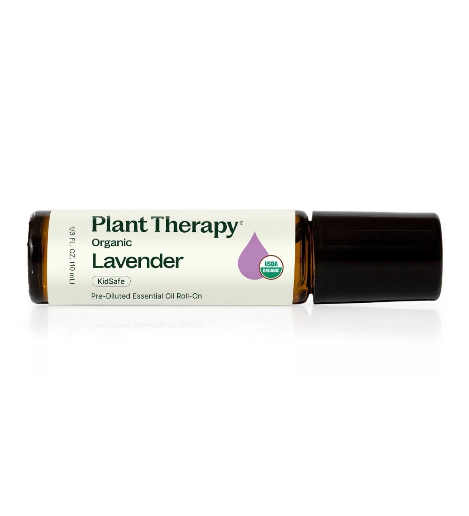 Plant Therapy Organic Lavender Essential Oil 10 mL (1/3 oz) 100% Pure Pre-Diluted Roll-On Soothing Aromatherapy for Deep Sleep and Relaxation - Buy Online on GoSupps.com