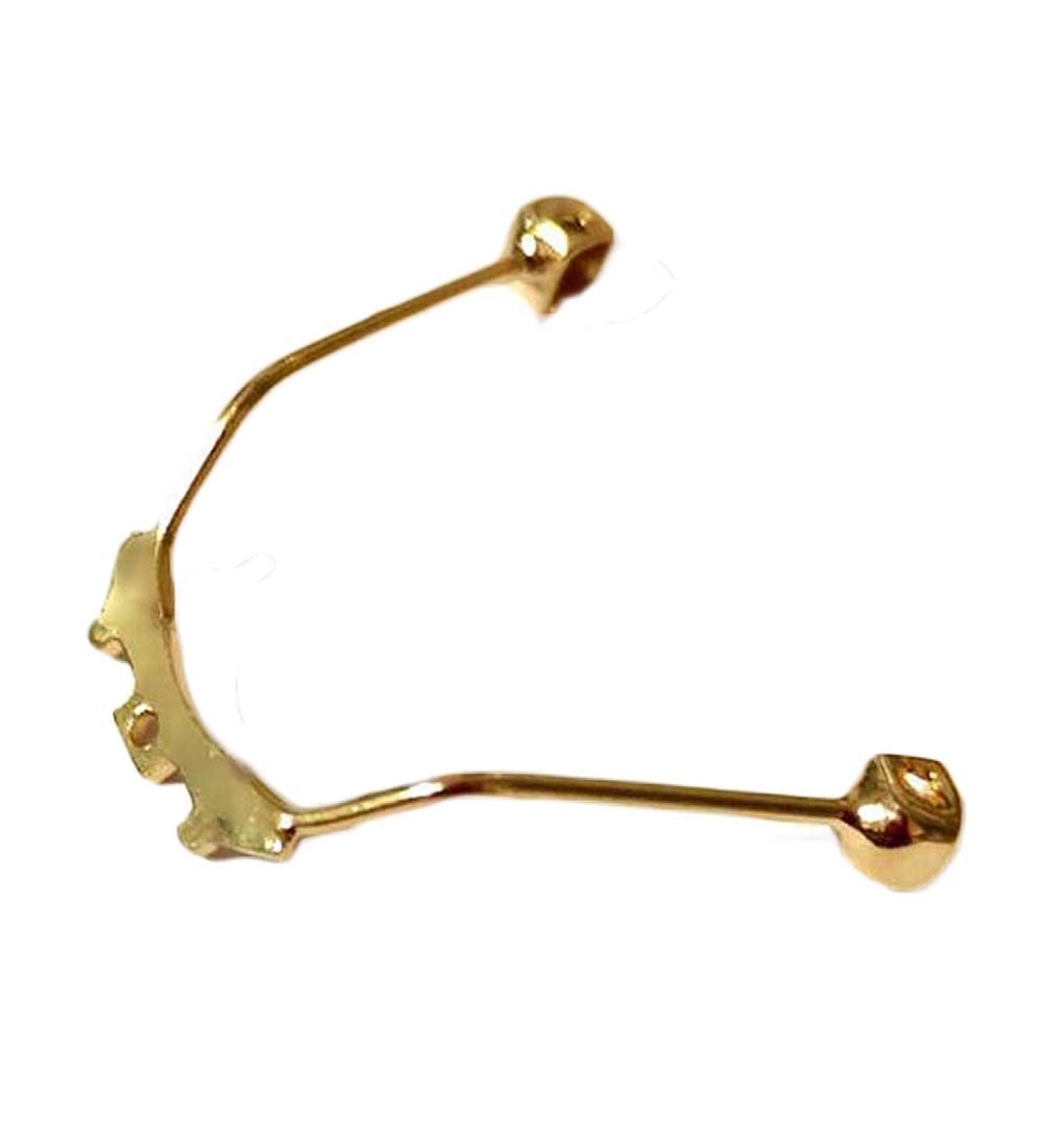 Wekiva Replacement Nose Cushion Holder - Metal Nose Bridge & Straps Screwable Cushion Arm Glasses Repair Set - Gold - Buy Online on GoSupps.com