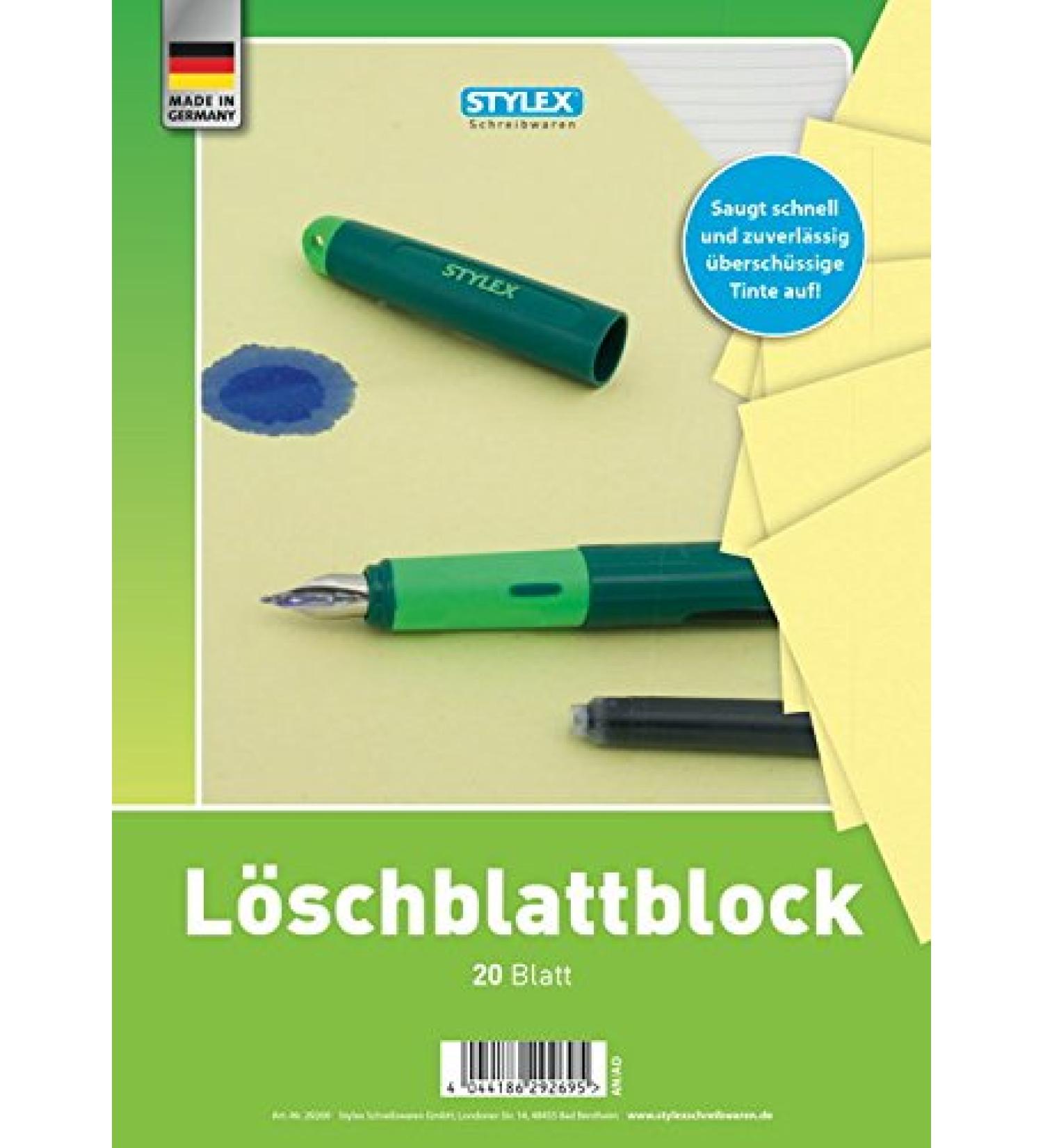 Stylex blotting paper pad 20 sheets DIN A4 (pack of 3)