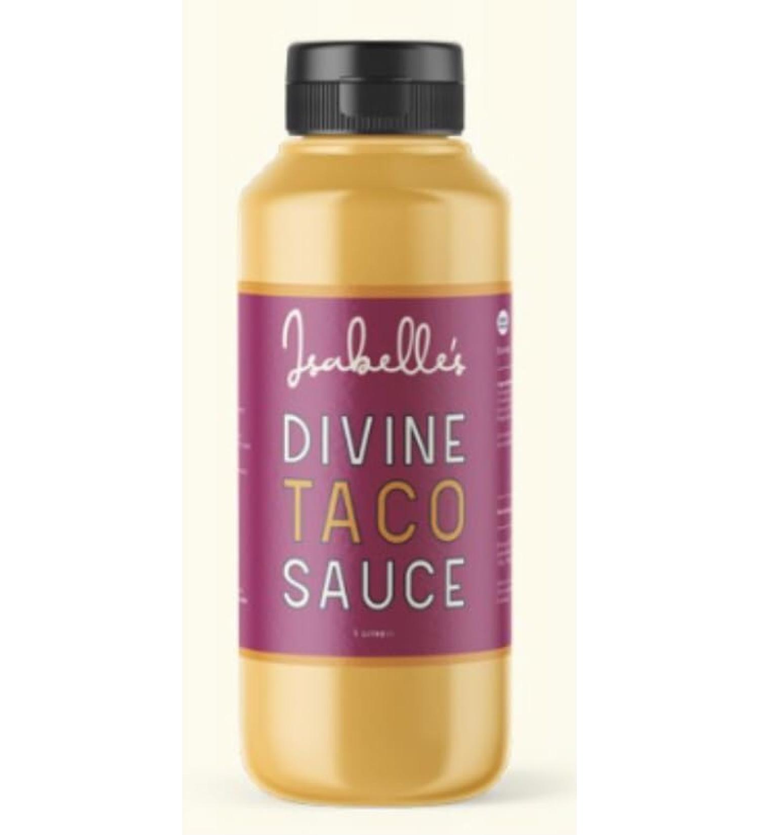 x1 Isabelle's Divine Taco Sauce Gluten Free Vegan 1 Litres