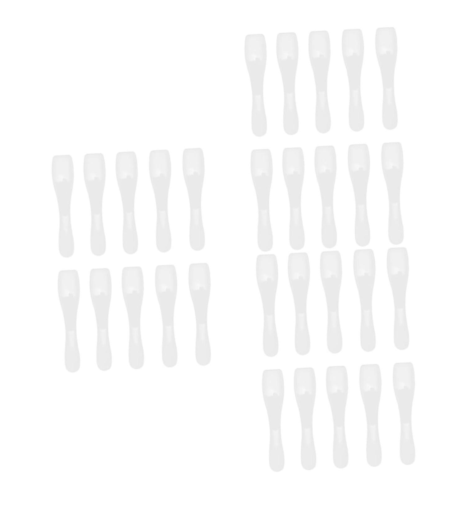 Doitool 300 StK Facial Make-Up Spatula Set - Silicone Face Mask Applicator & Cream Spoon (3PCs White) - Perfect for DIY Beauty Treatments - Buy Online on GoSupps.com