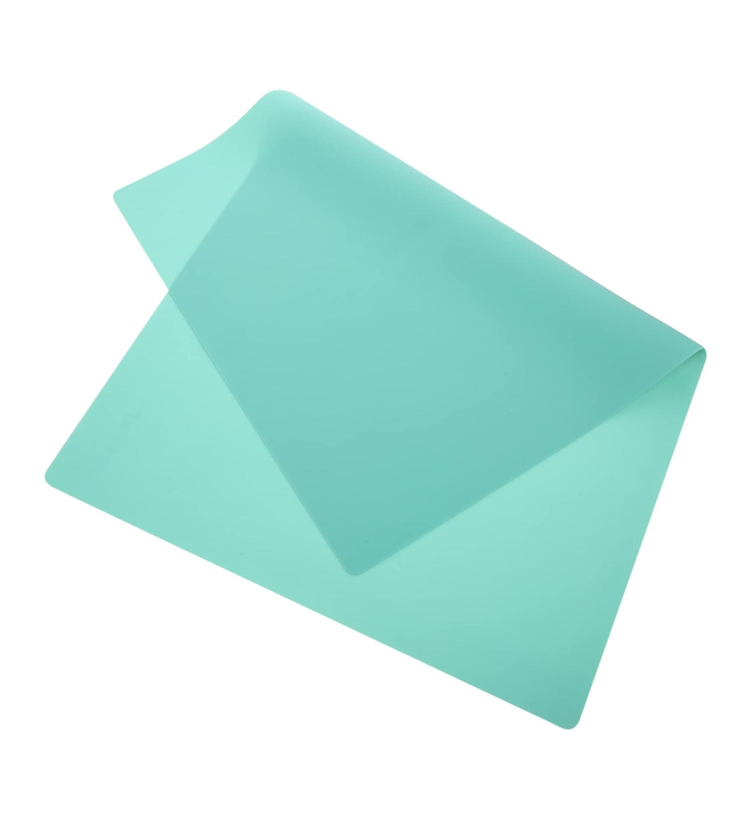 TEHAUX DIY Silicone Mat Resin Molds Jewelry Nail Tools Baby Plates Craft Desk Saver Pad - Green 60x40cm - Buy Online on GoSupps.com