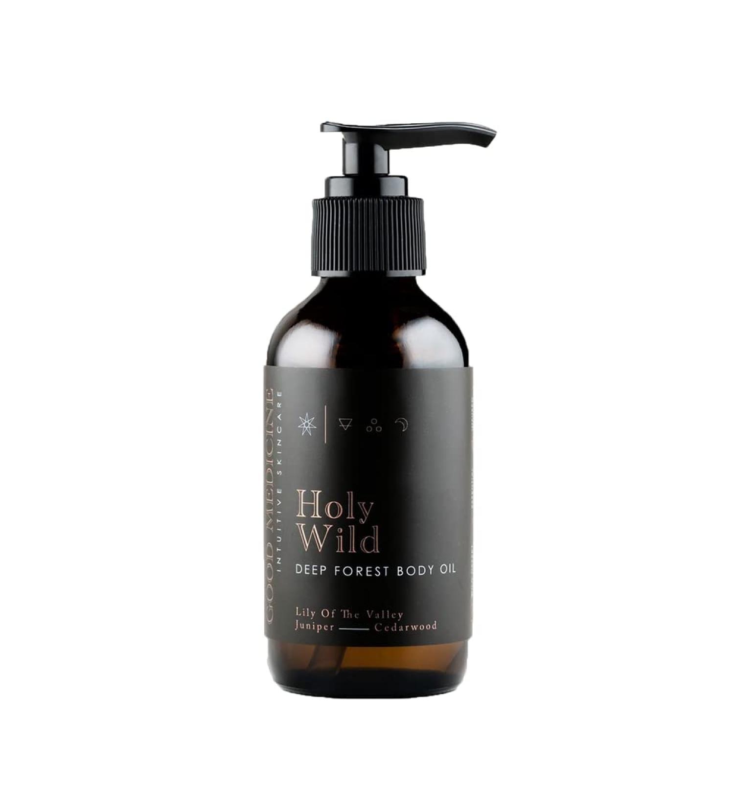 Good Medicine Beauty Lab Holy Wild Deep Forest Body Oil | Nutrient Rich Hydration & Skin Glow | Skincare for Women & Men (4 oz) - International Shipping Available - Buy Online on GoSupps.com
