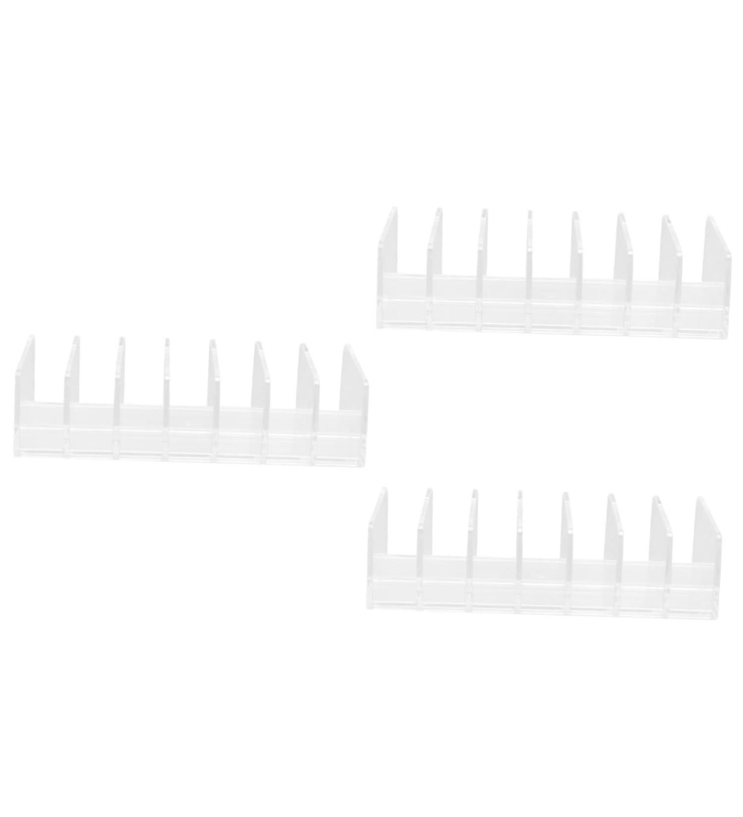 FOMIYES 3pcs Storage Rack Drawer Dividers Desk Drawer Organizers Divided Makeup Organizer Cosmetic Lipstick - Buy Online on GoSupps.com