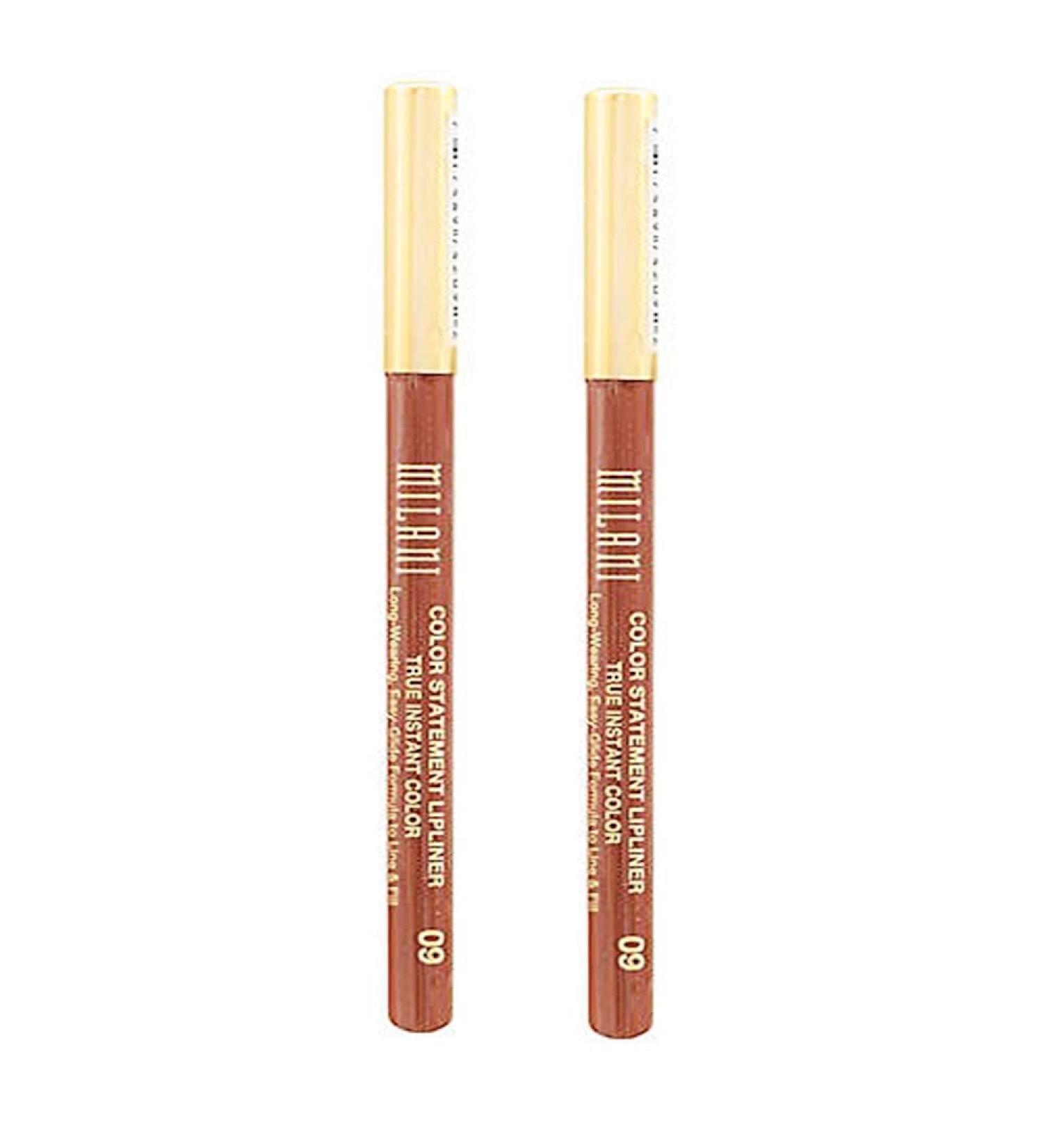 Milani Color Statement Lipliner Spice 09 - Pack of 2 | Long-lasting Formula - Buy Online on GoSupps.com