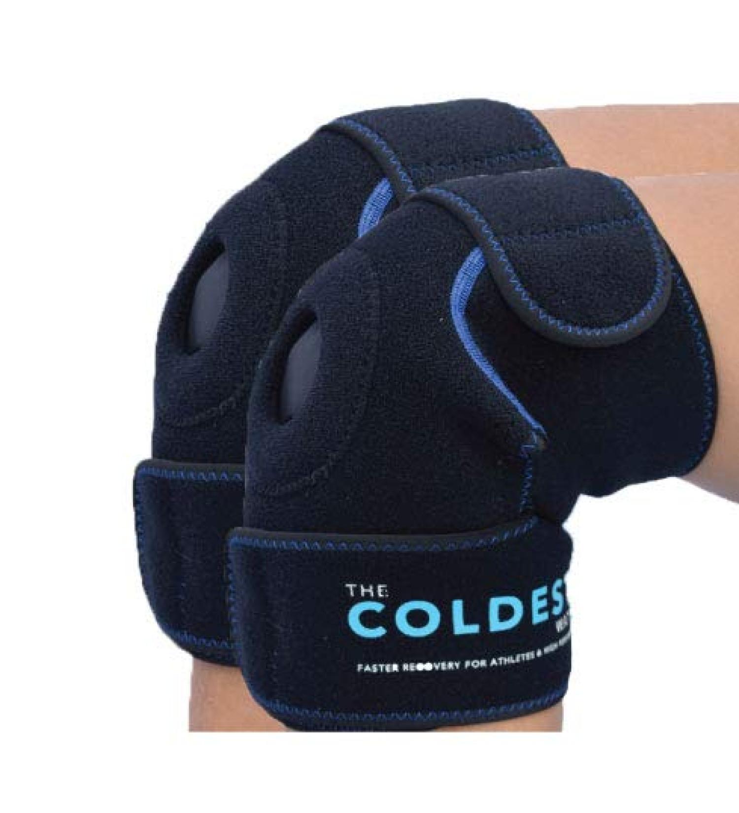 Coldest Knee Ice Pack Wrap - Hot & Cold Therapy for Meniscus Tear, Injury Recovery, Bursitis Pain, Sprains & Swelling (2 Pack) - Buy Online on GoSupps.com