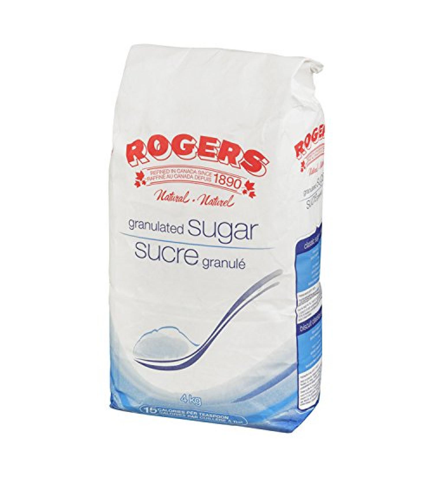 Rogers Sugar Granulated Fine Baking Sugar 4 kg