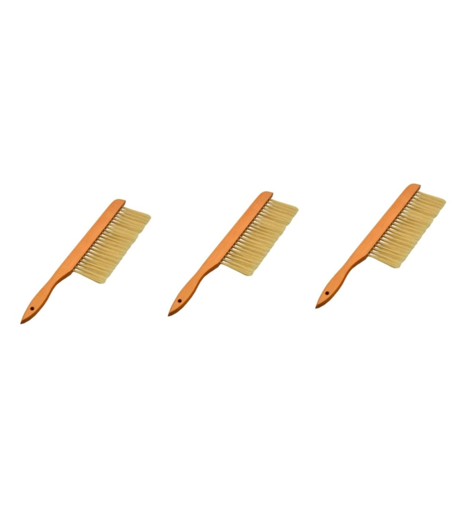 Mipcase 3 Pcs Tools Bee Tool Beekeeper Tool Beekeeping Cleaning Equipment Honeycomb Wooden Handle Bee Sweep 40*10cmx3pcs Picture 1x3pcs - Buy Online on GoSupps.com